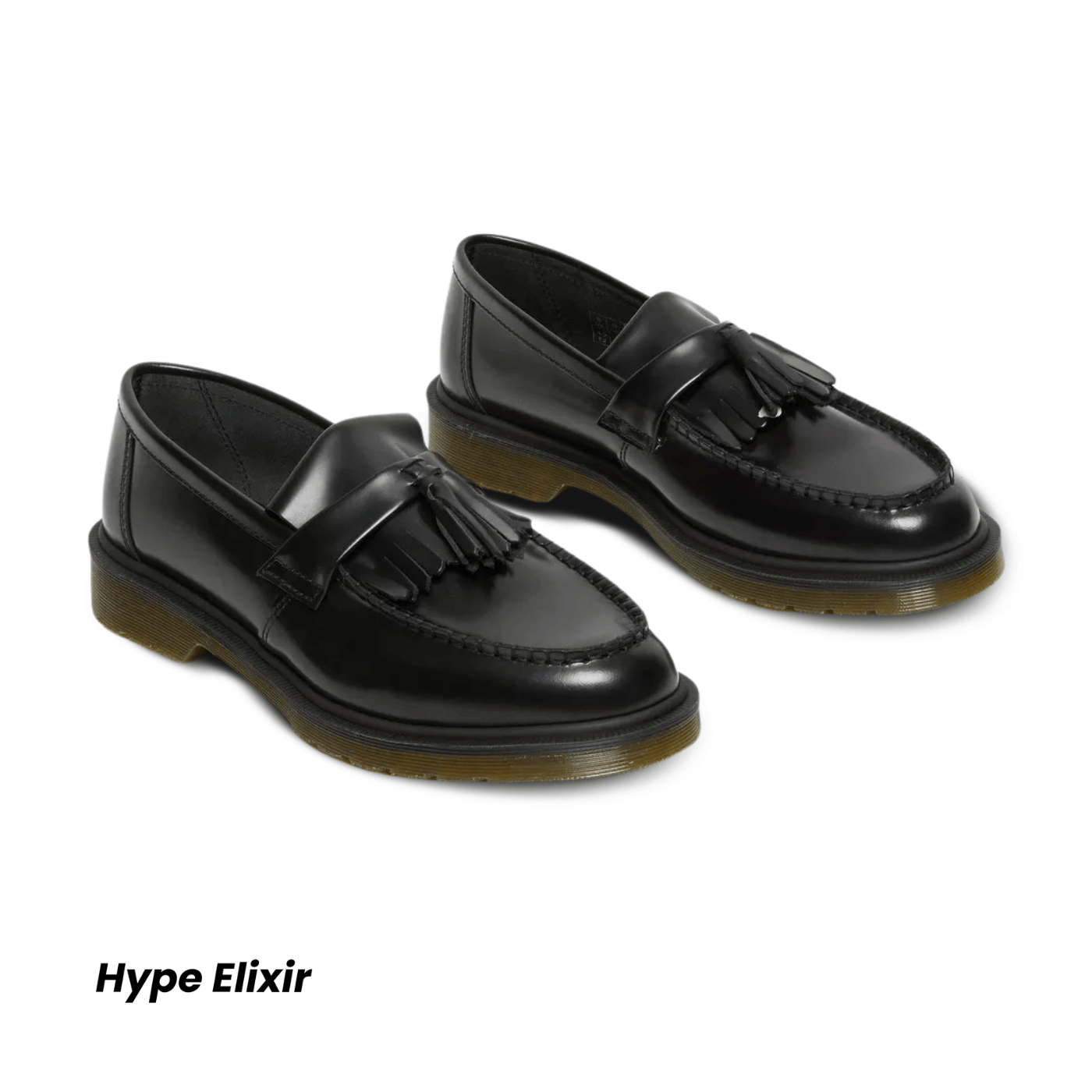 Dr Martens Adrian Smooth Leather Tassel Loafers Black