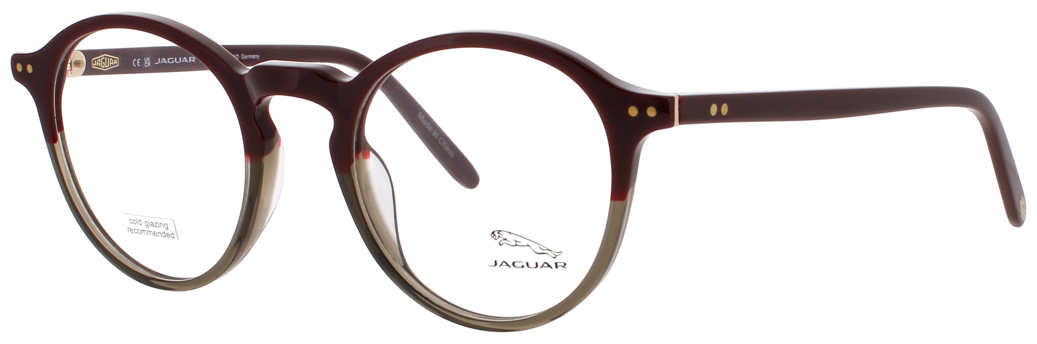 Jaguar Optical Glasses Red