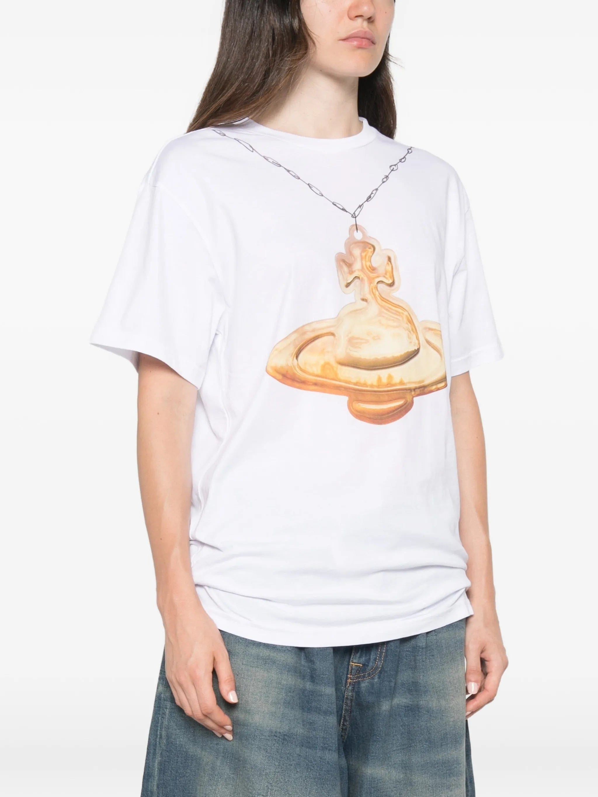 Vivienne Westwood Orb - print ribbed tank top