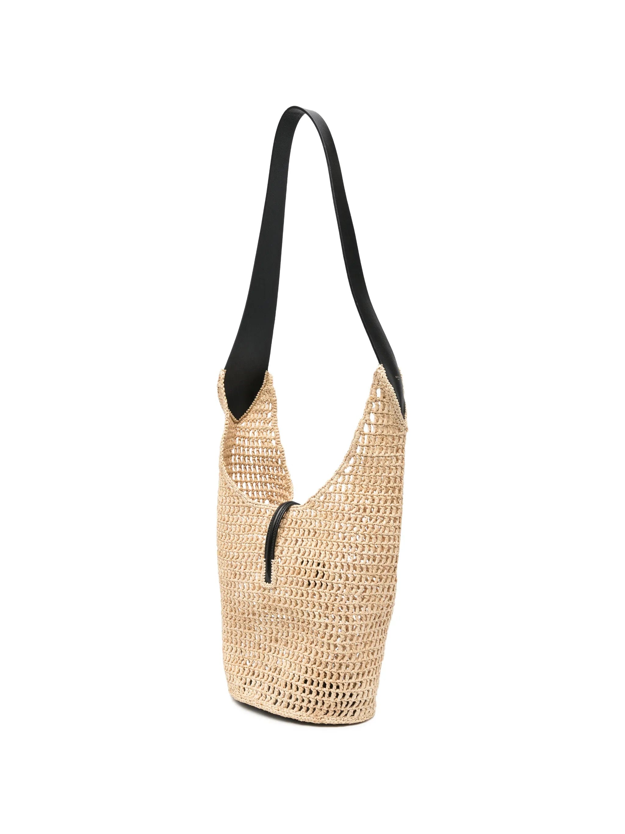 Demellier Siena raffia shoulder bag