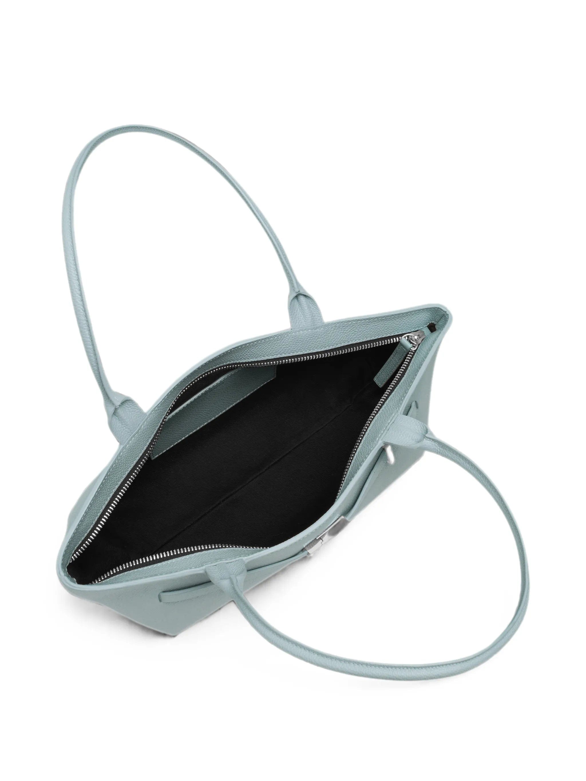 Demellier New York grained leather shoulder bag