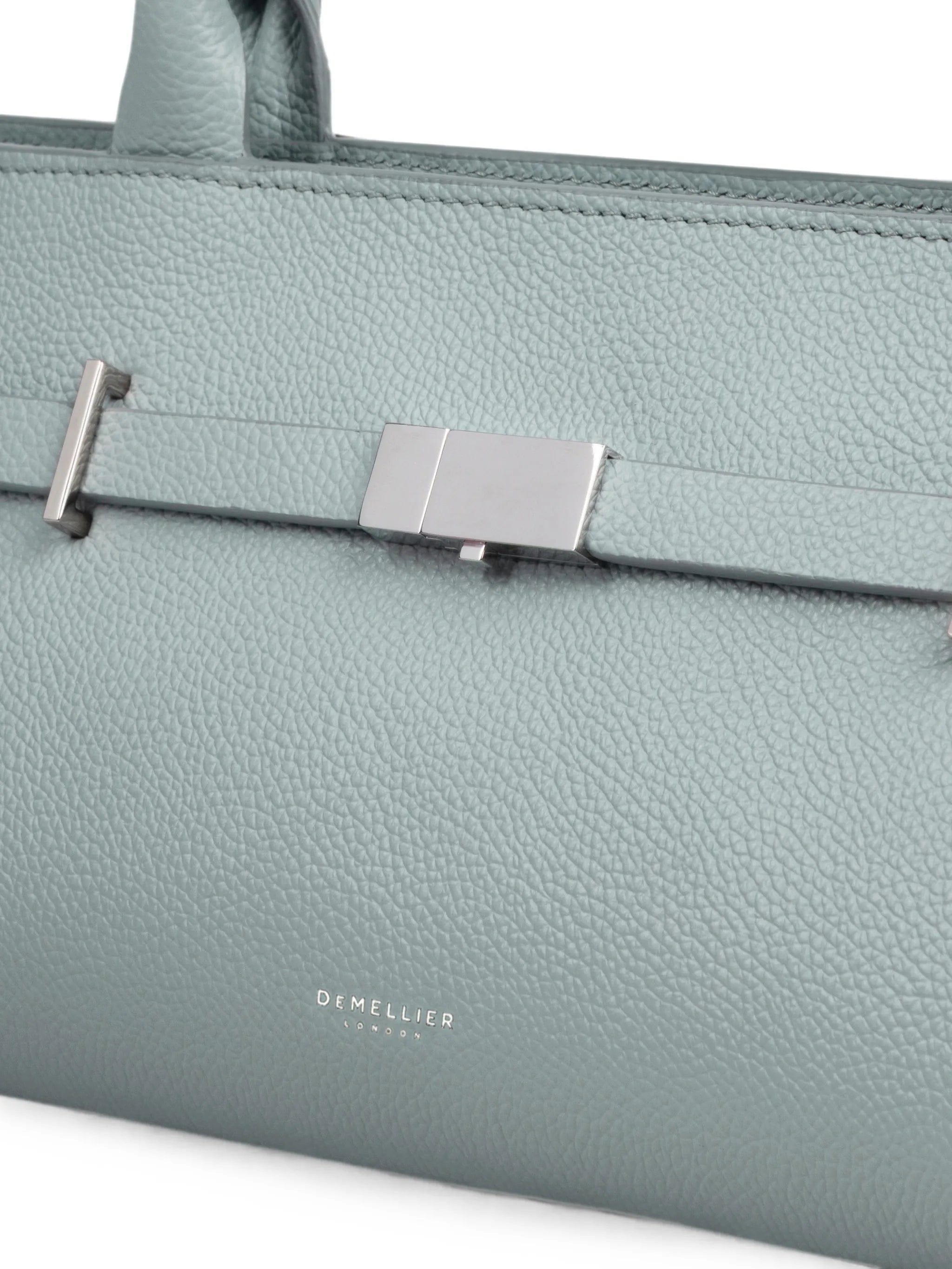 Demellier New York grained leather shoulder bag