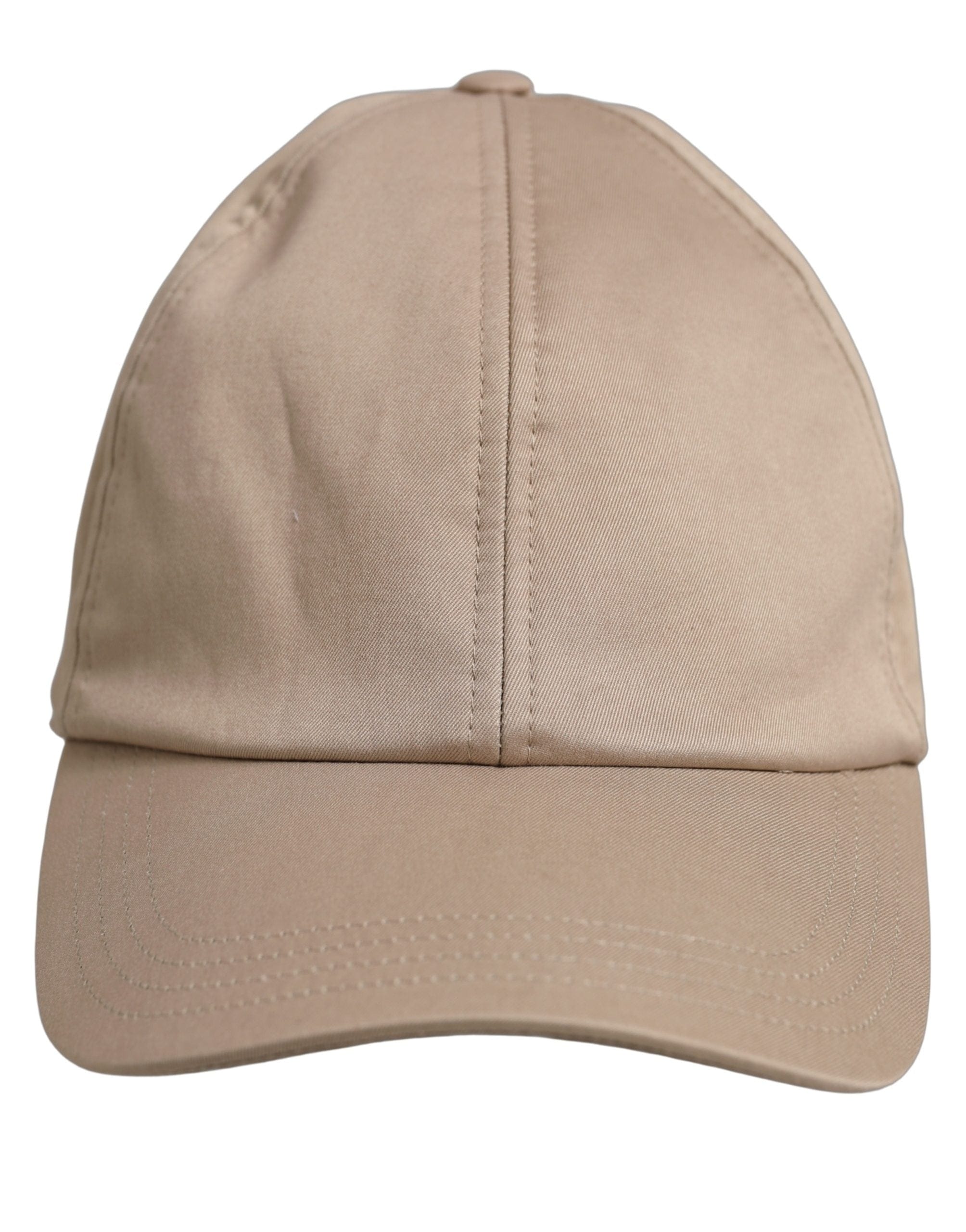 Dolce & Gabbana Men Beige Cotton Stretch Baseball Capello Men's Hat