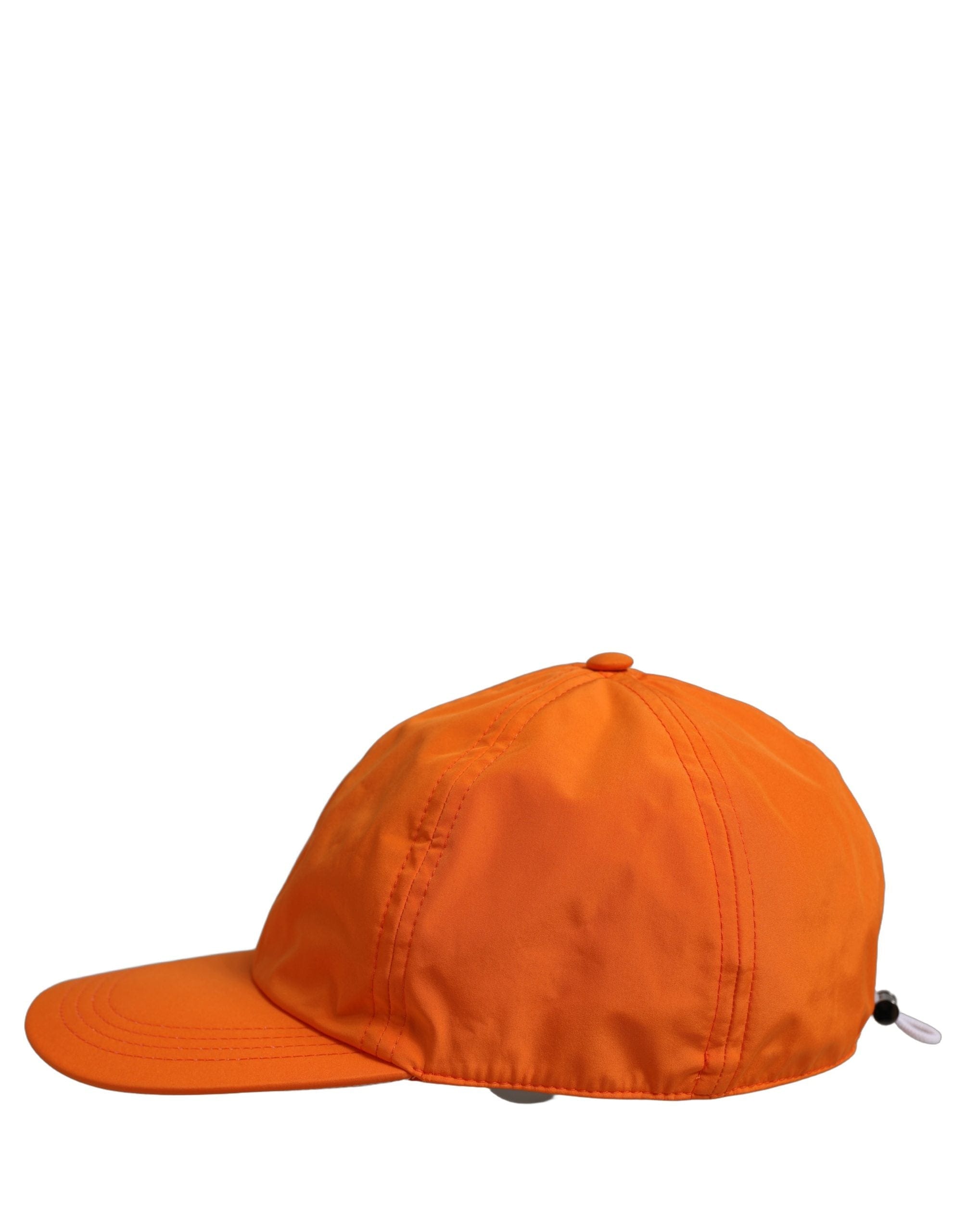 Dolce & Gabbana Men Orange Polyester Baseball Cap 6 Panels Men's Hat