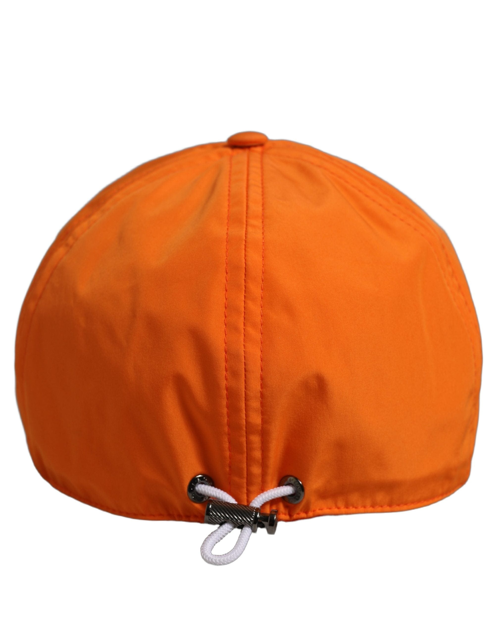 Dolce & Gabbana Men Orange Polyester Baseball Cap 6 Panels Men's Hat