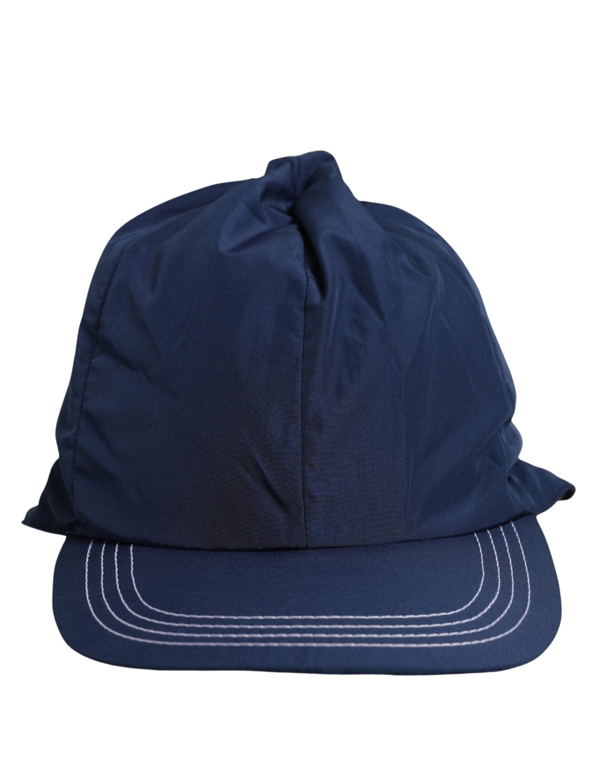 Dolce & Gabbana Men Navy Blue Polyester Baseball Capello Men's Hat