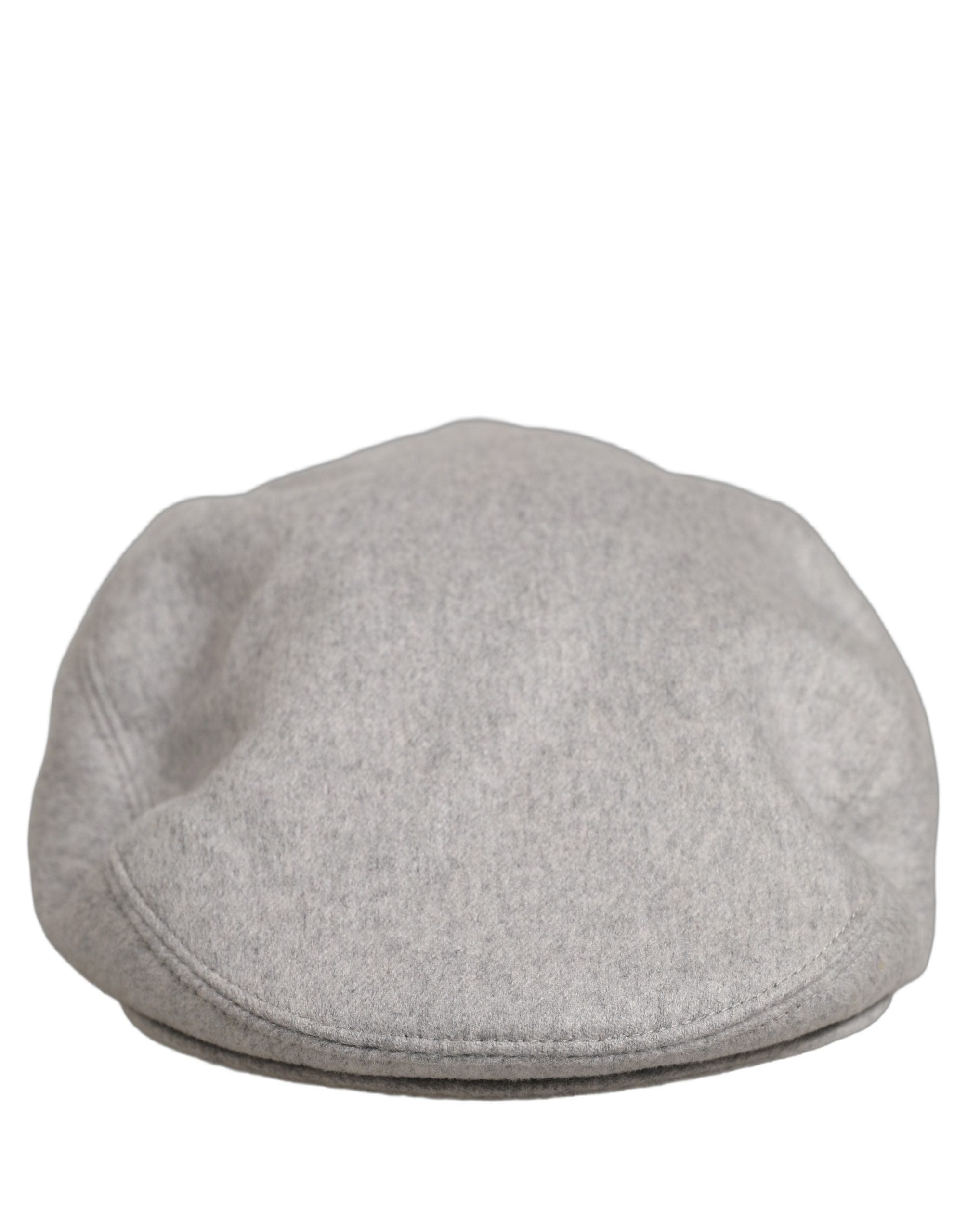 Dolce & Gabbana Men Light Grey Cashmere Newsboy Cabbie Cap Men's Hat