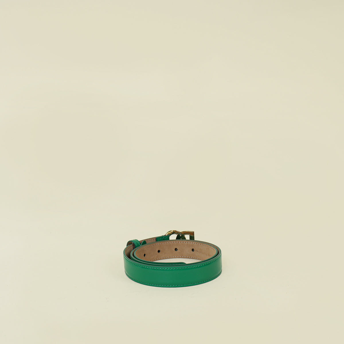 Dolce & Gabbana Green DG Buckle 24 mm Belt