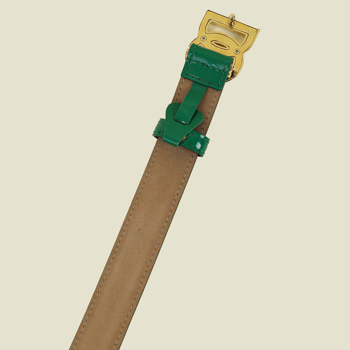 Dolce & Gabbana Green DG Buckle 24 mm Belt