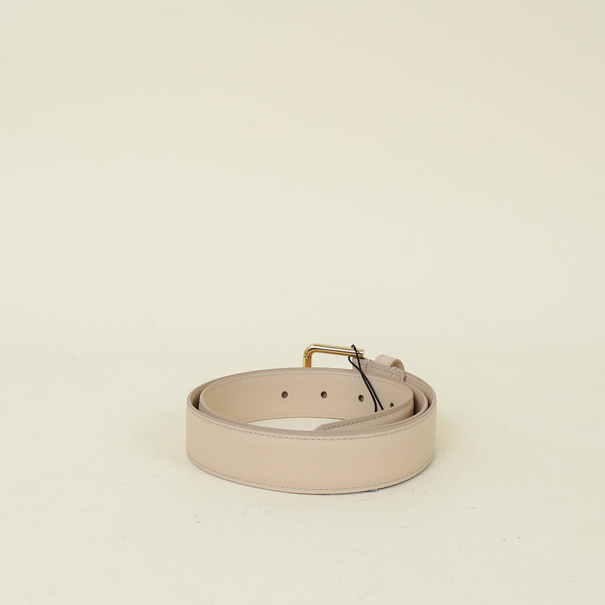 Dolce & Gabbana Beige DG Logo Belt 34