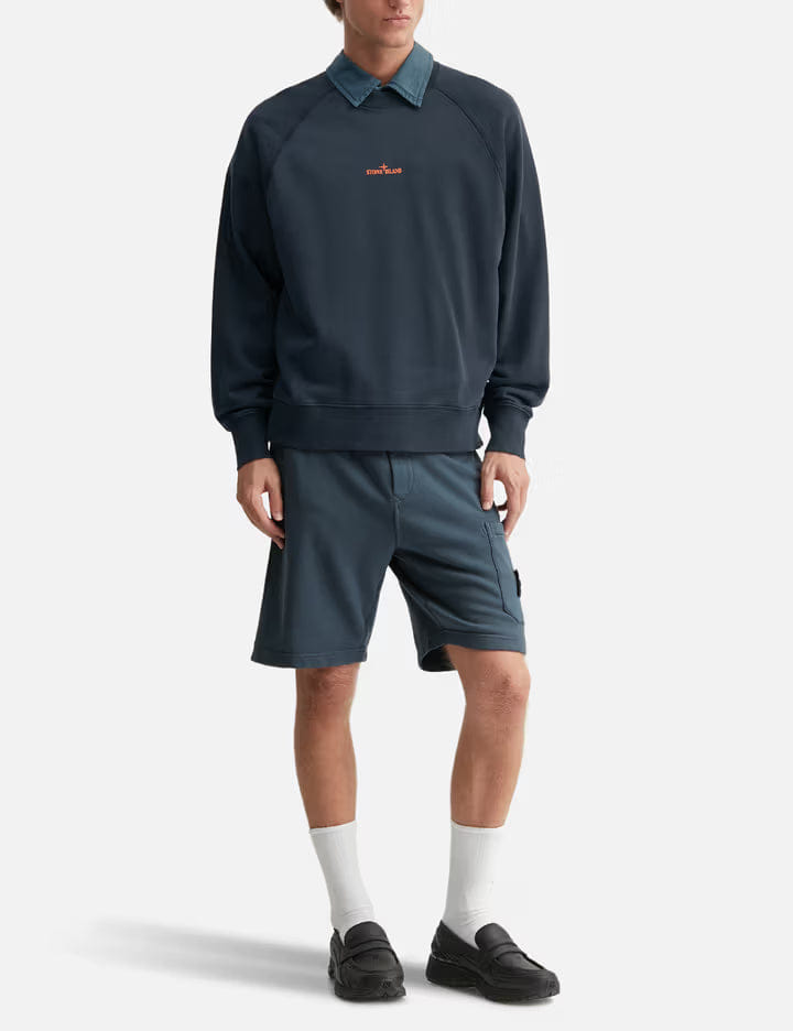 Stone Island Cotton Fleece Sweatshirt