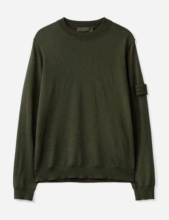 Stone Island Light Pure RWS Wool S.I. Ghost Sweater