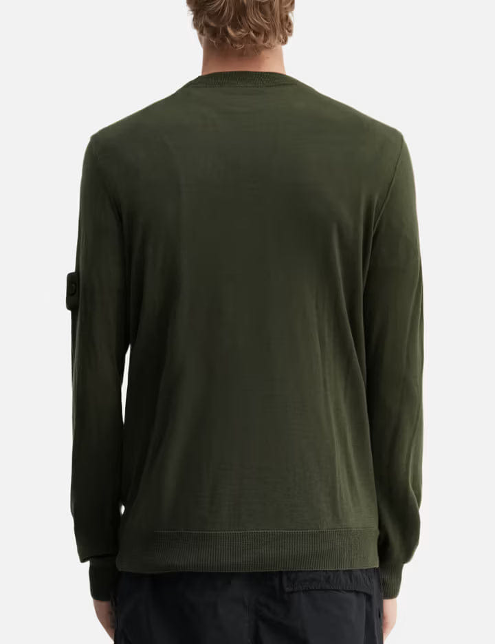 Stone Island Light Pure RWS Wool S.I. Ghost Sweater