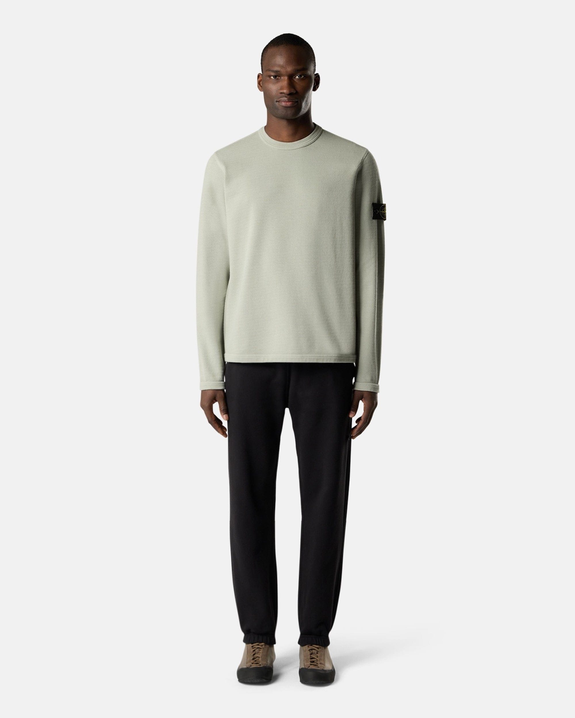 Stone Island Sudadera Stone Island Mesh Stitch para hombre