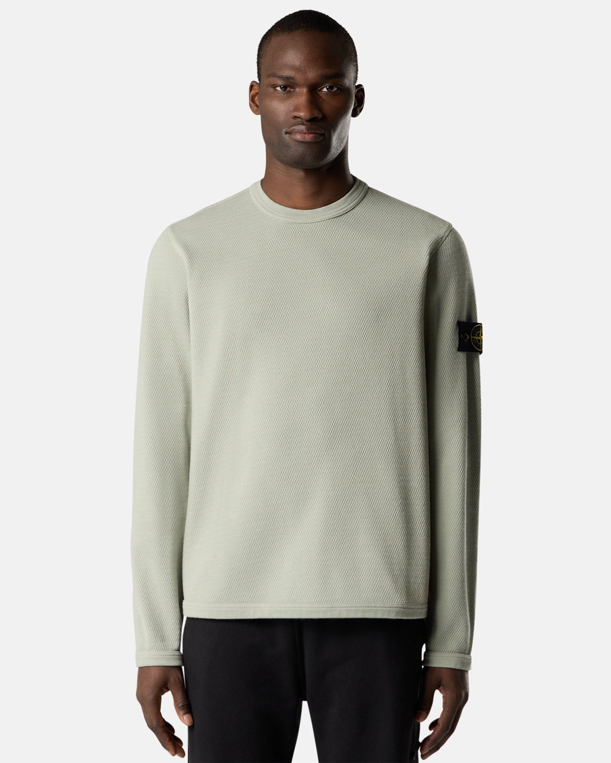 Stone Island Sudadera Stone Island Mesh Stitch para hombre