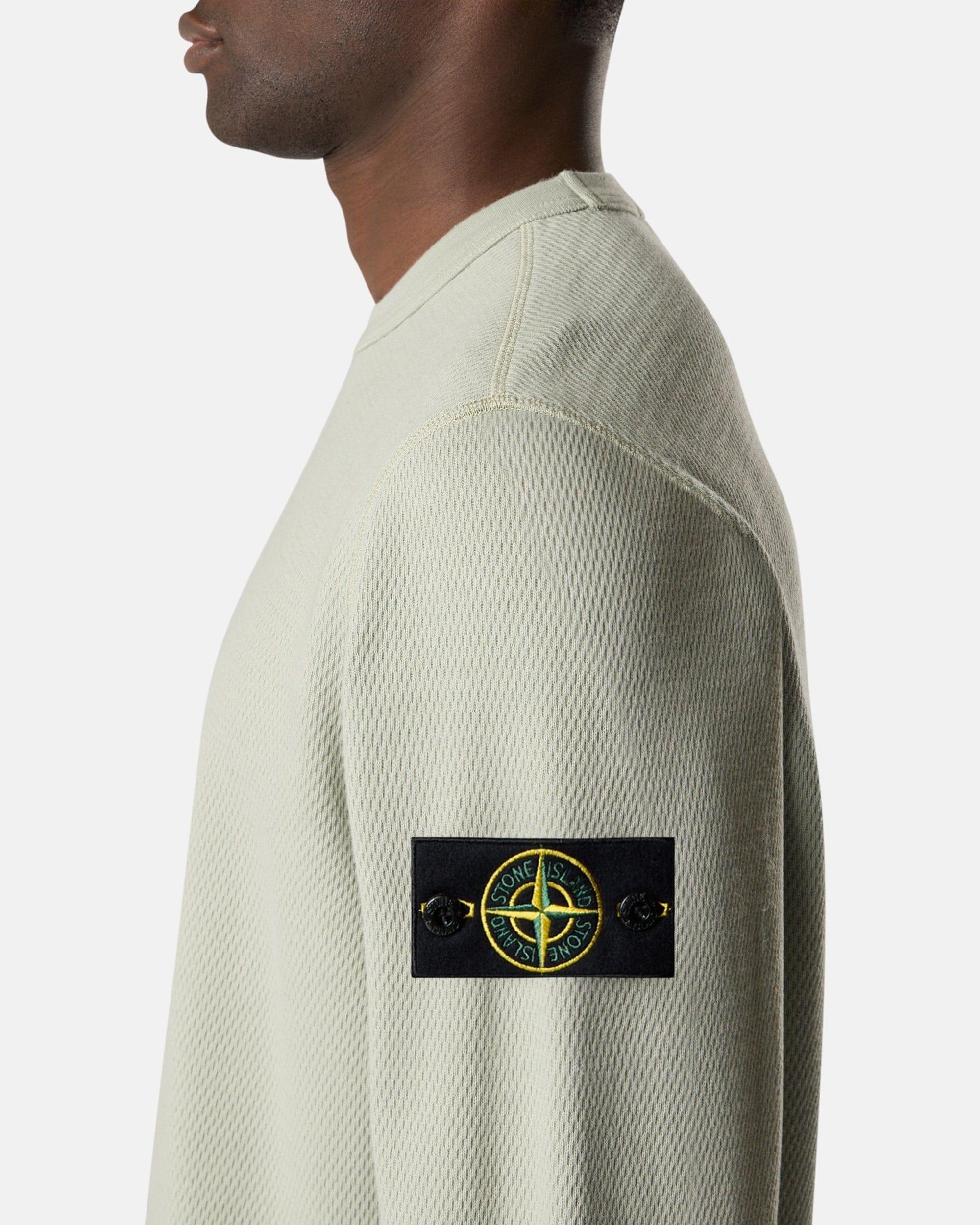 Stone Island Sudadera Stone Island Mesh Stitch para hombre