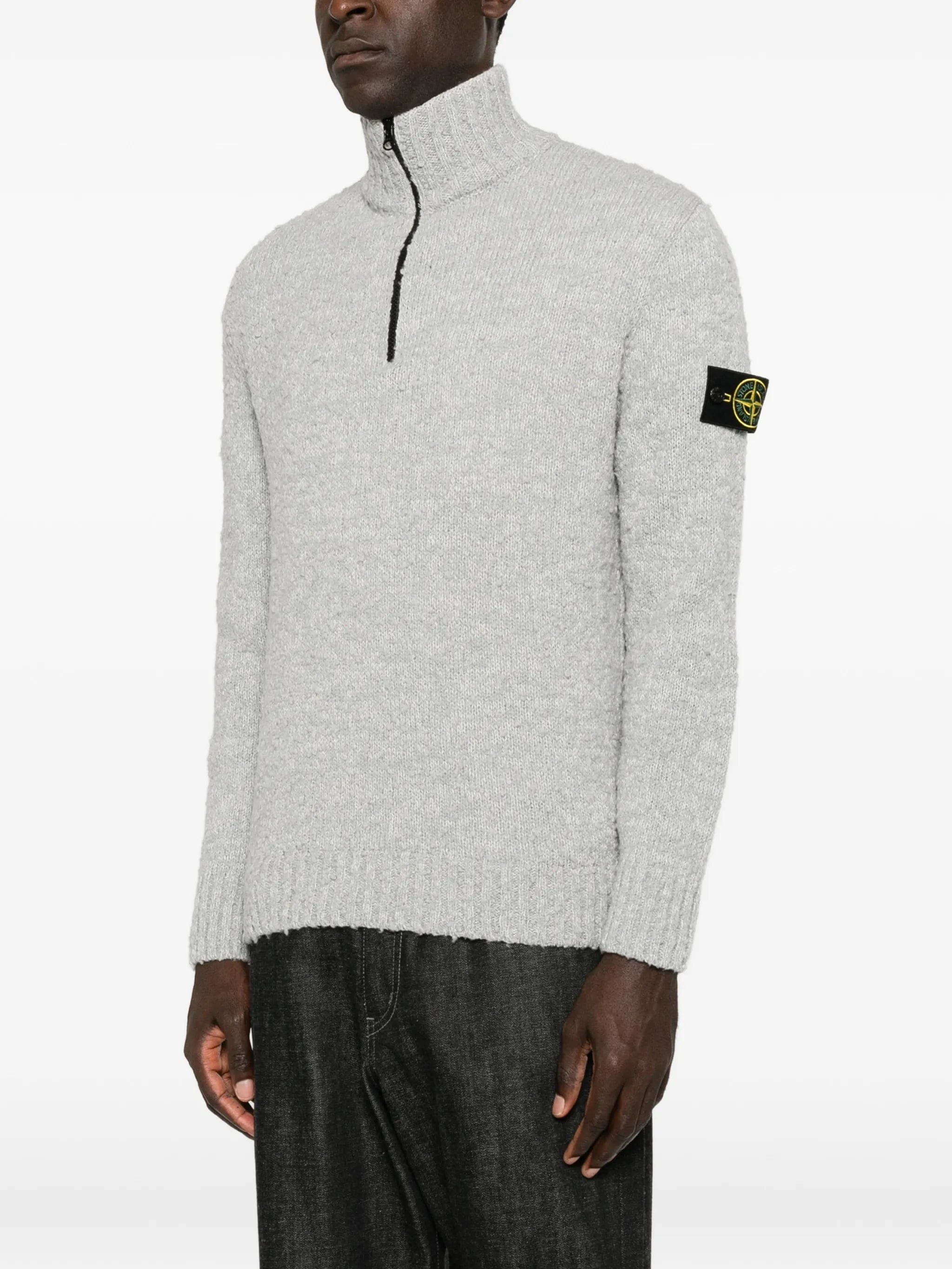 Stone Island quarter - zip sweater