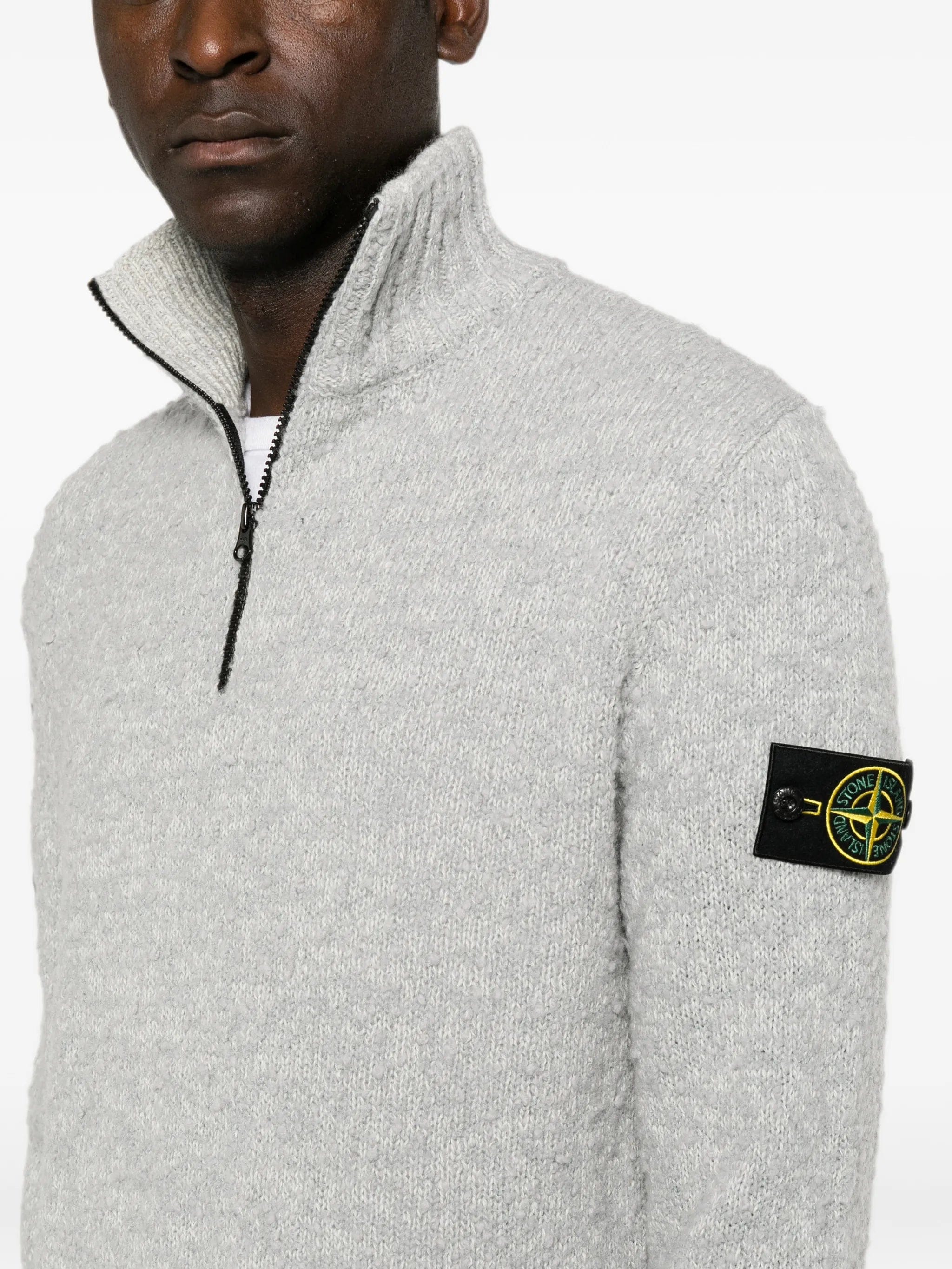 Stone Island quarter - zip sweater