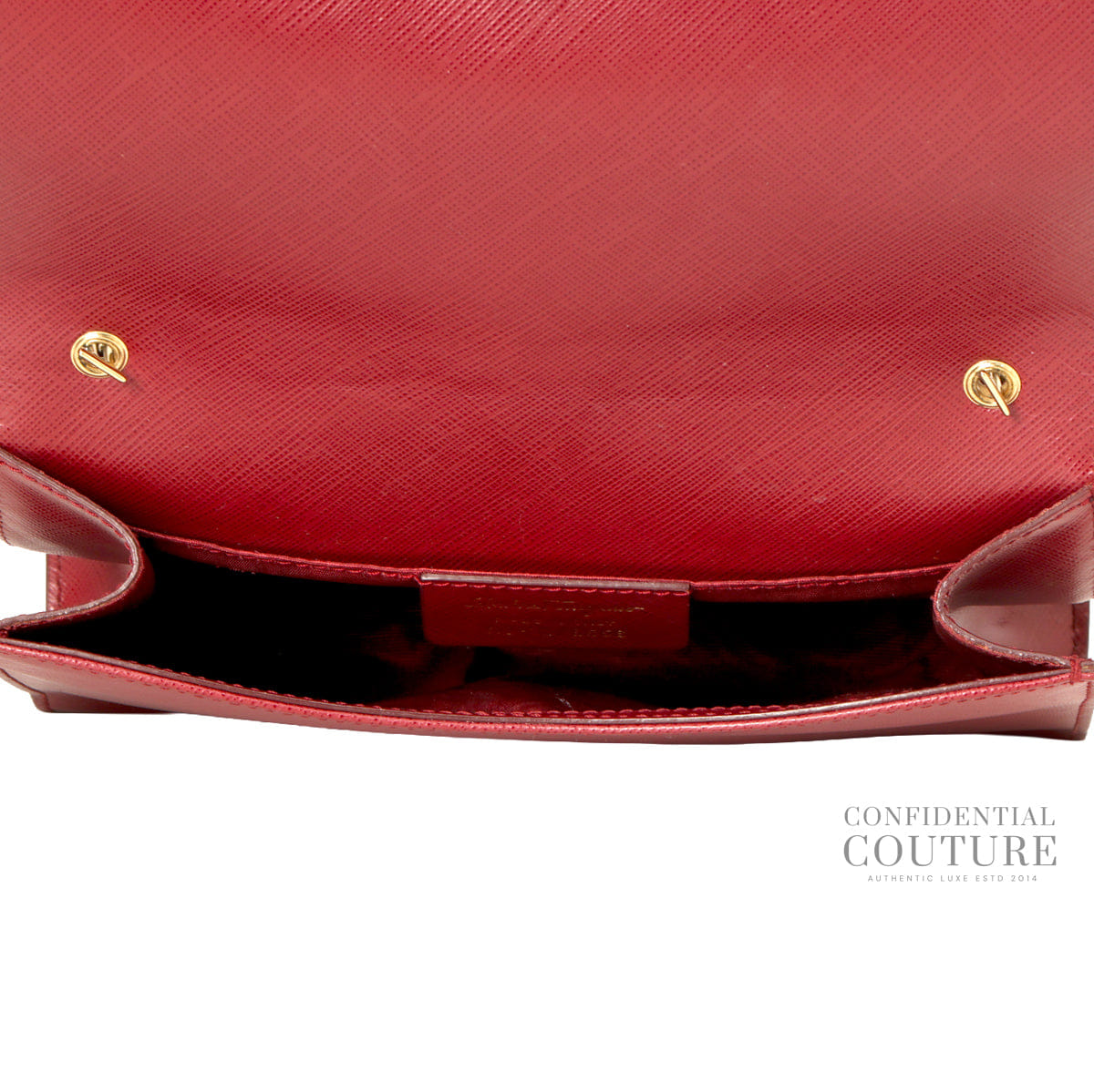 Salvatore Ferragamo Ginny Vara Wine Medium Shoulder Bag