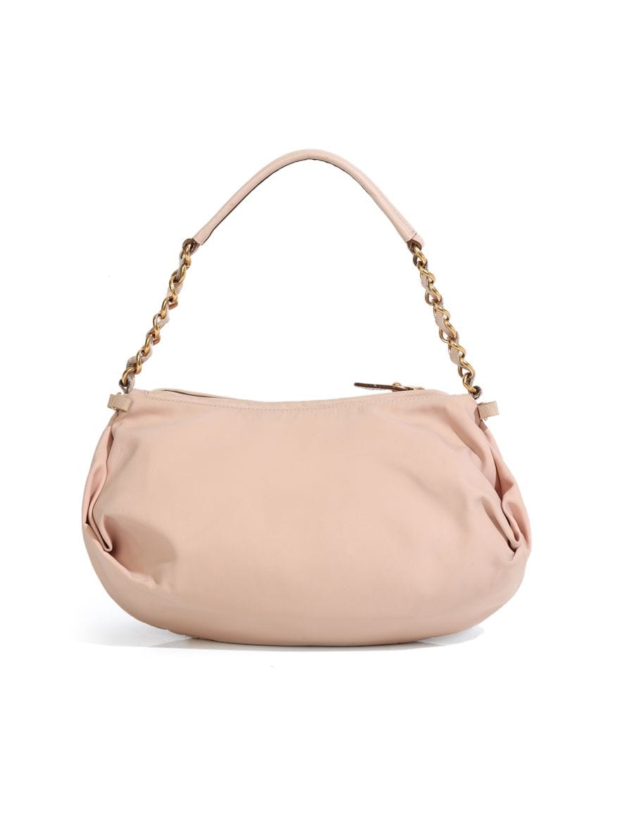 Salvatore Ferragamo Nylon Pink Shoulder Bag Medium