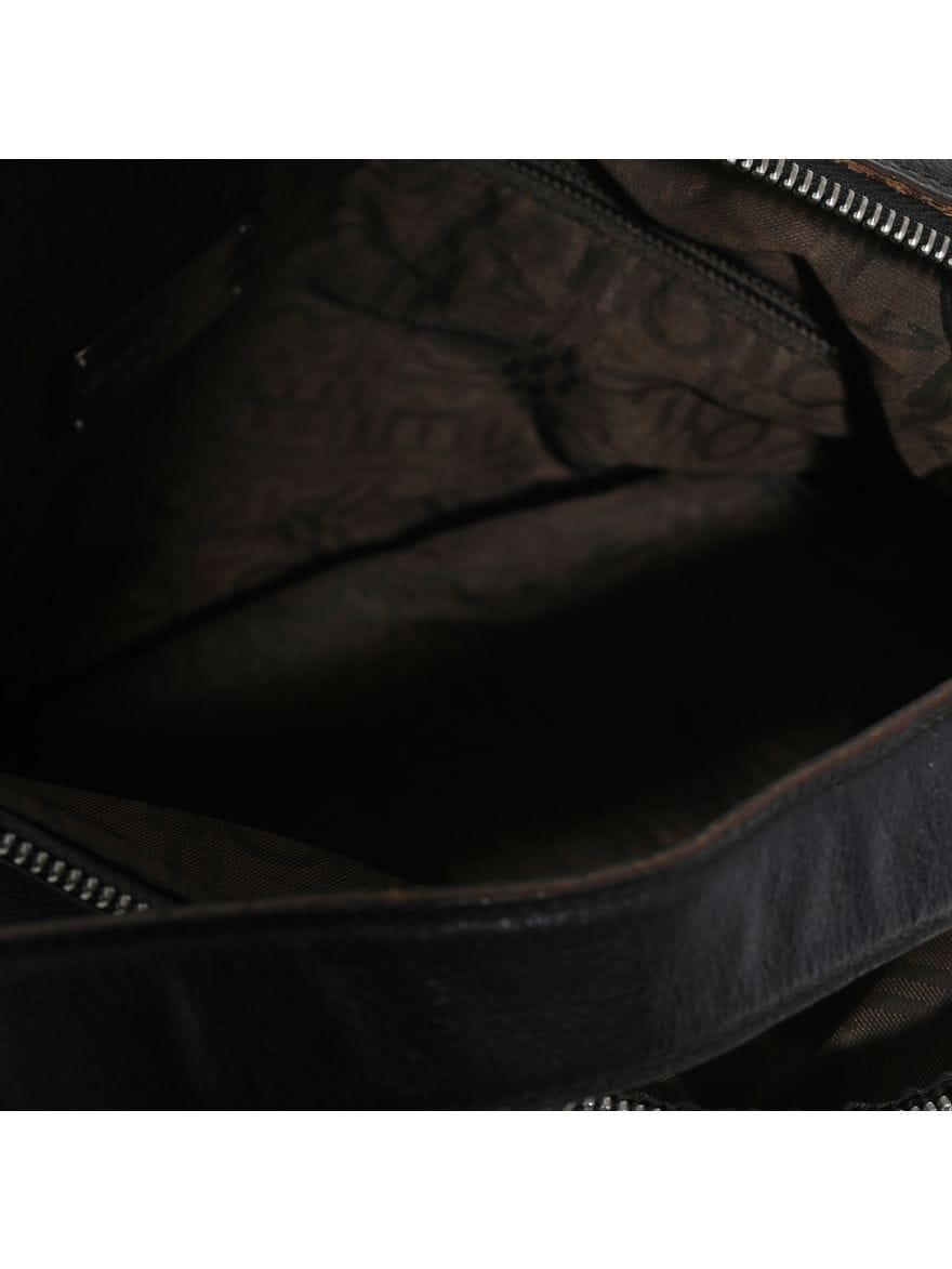 Salvatore Ferragamo Black Shoulder Bag
