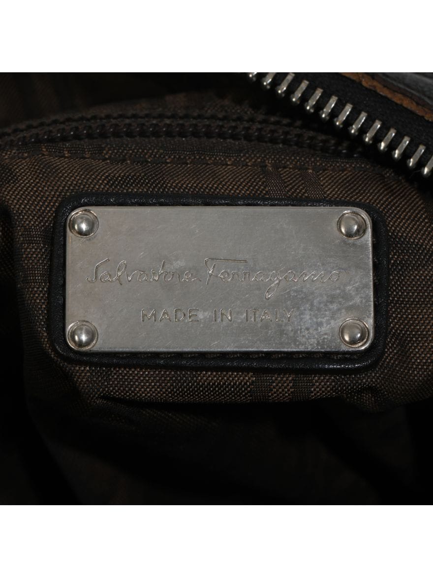 Salvatore Ferragamo Black Shoulder Bag