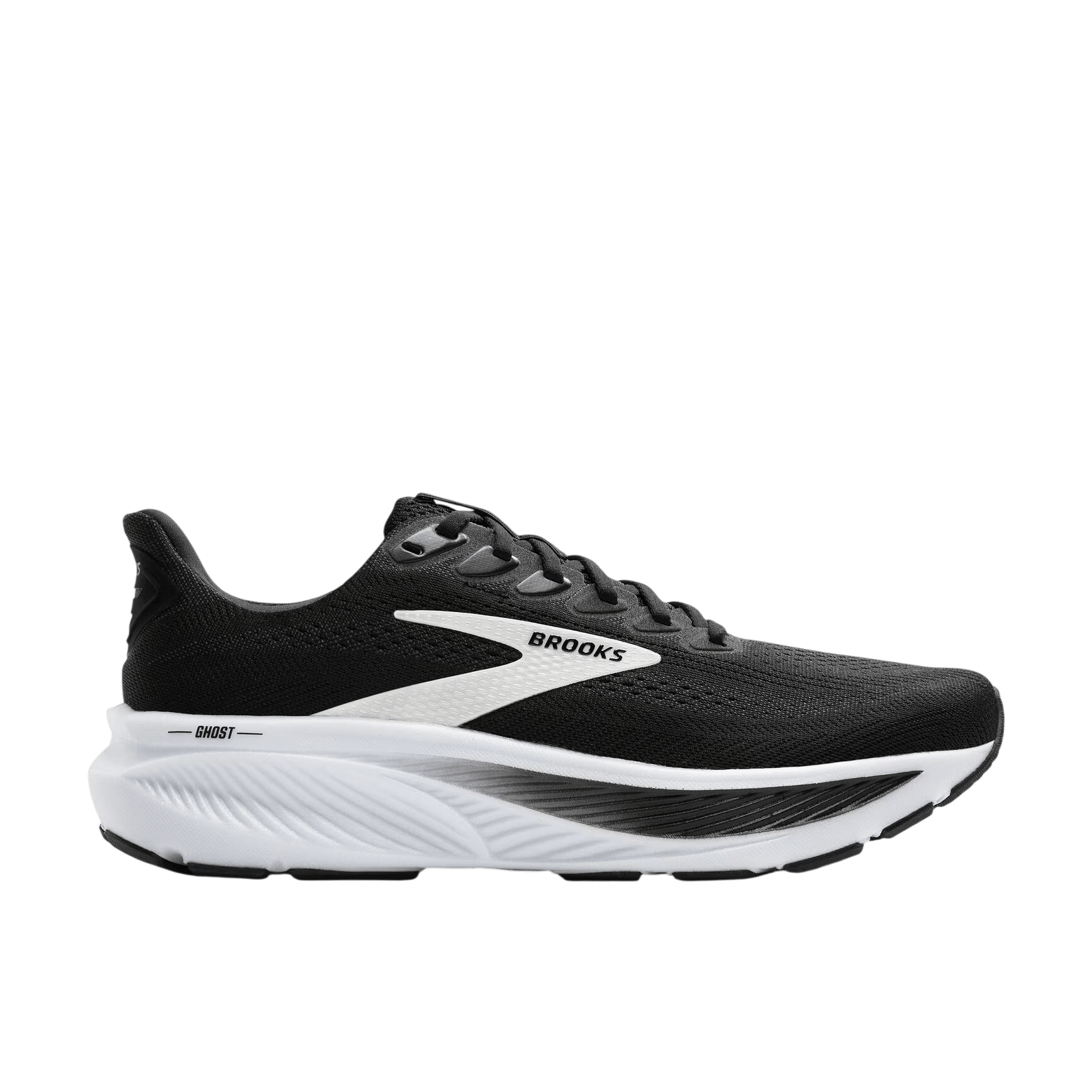 Brooks Running Brooks Ghost 17 Black Grey White