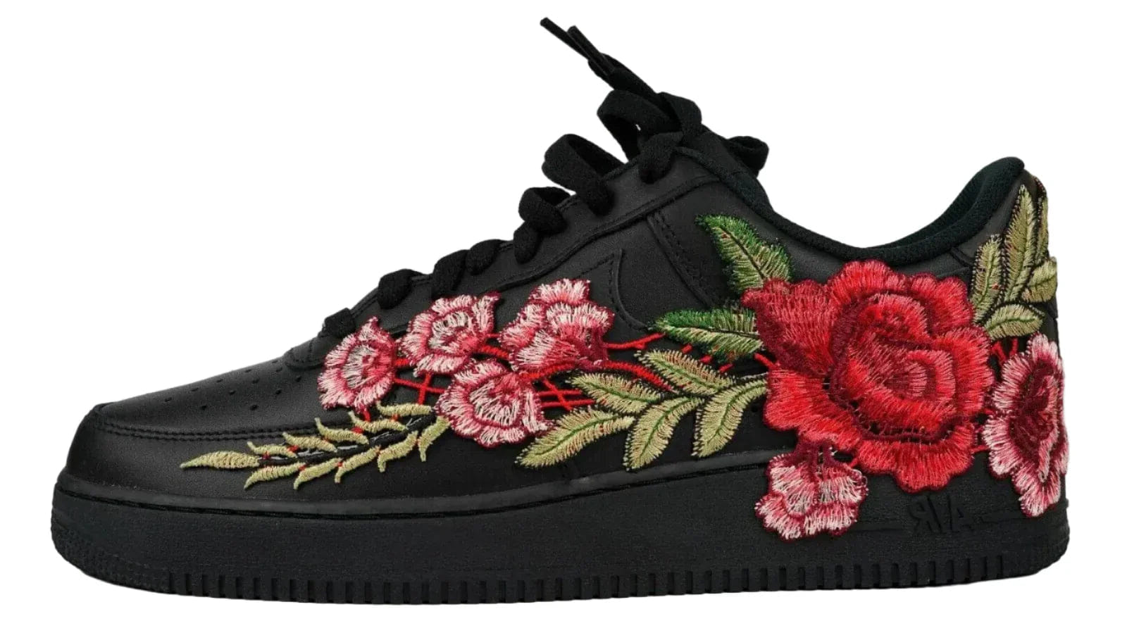 Mdcustoms Embroided Rose Black Af1