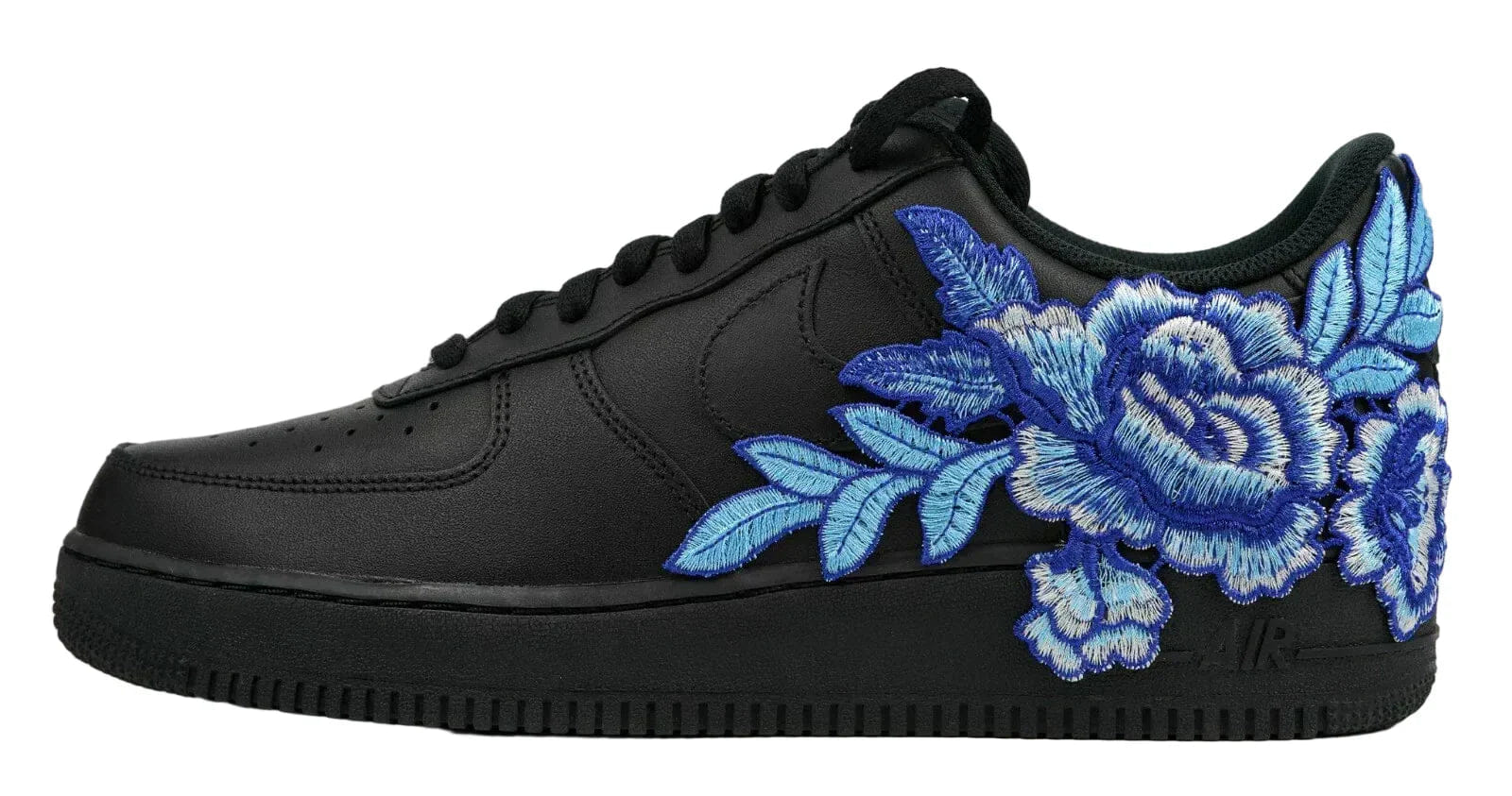 Mdcustoms Embroided Midnight Blue Rose Black Af1 V2