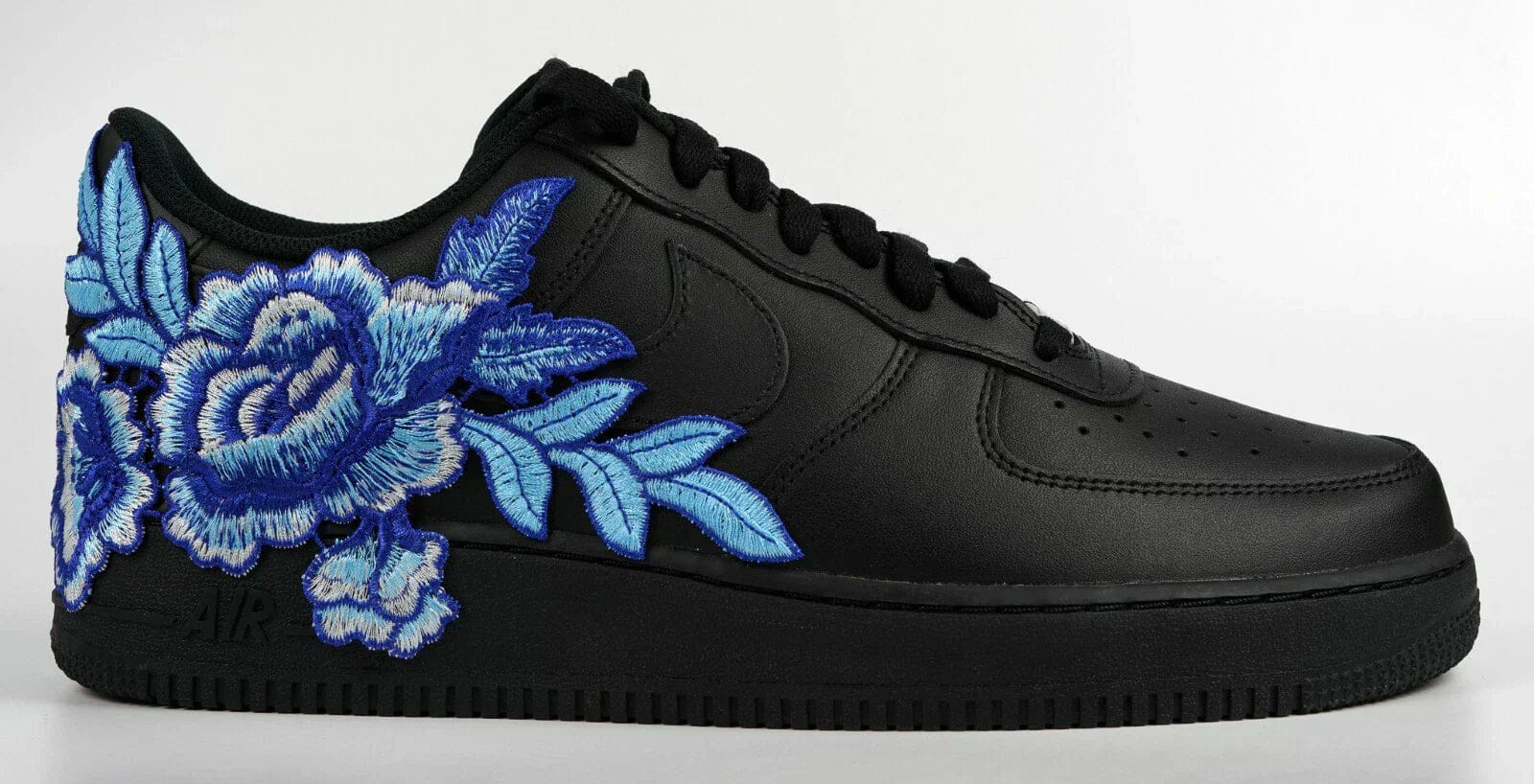 Mdcustoms Embroided Midnight Blue Rose Black Af1 V2