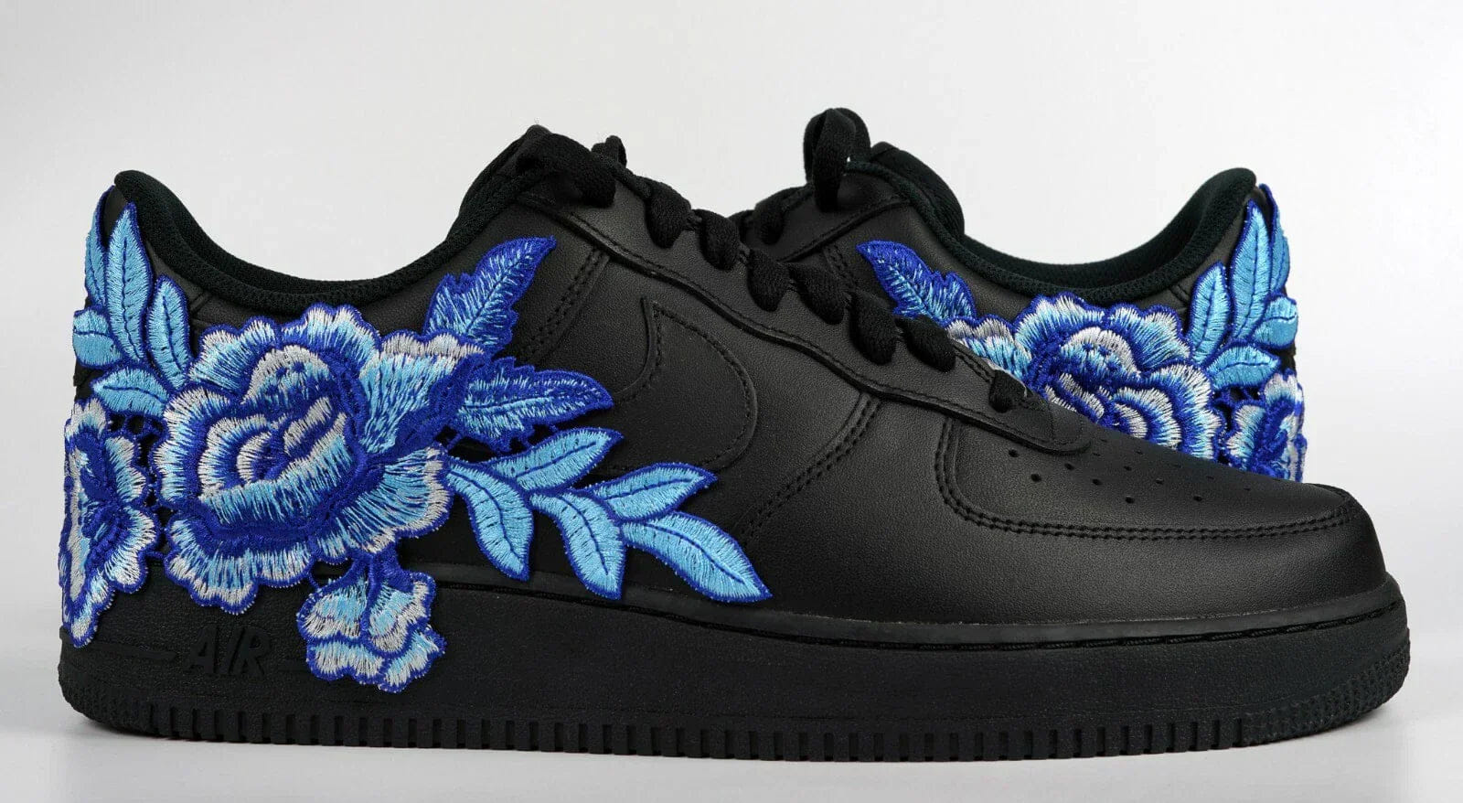 Mdcustoms Embroided Midnight Blue Rose Black Af1 V2