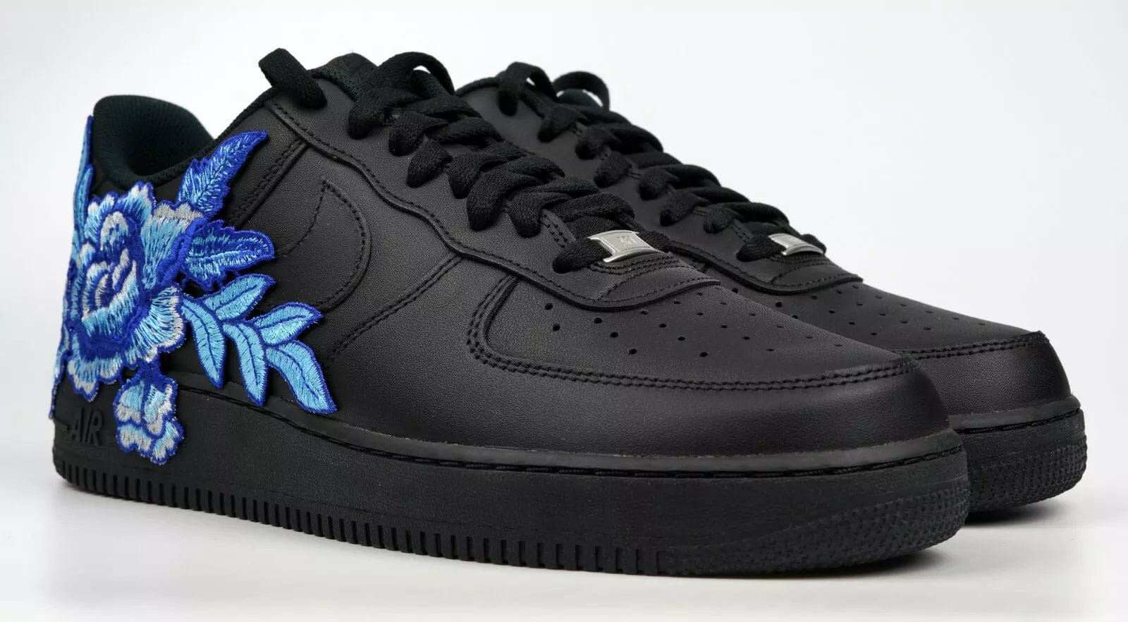 Mdcustoms Embroided Midnight Blue Rose Black Af1 V2