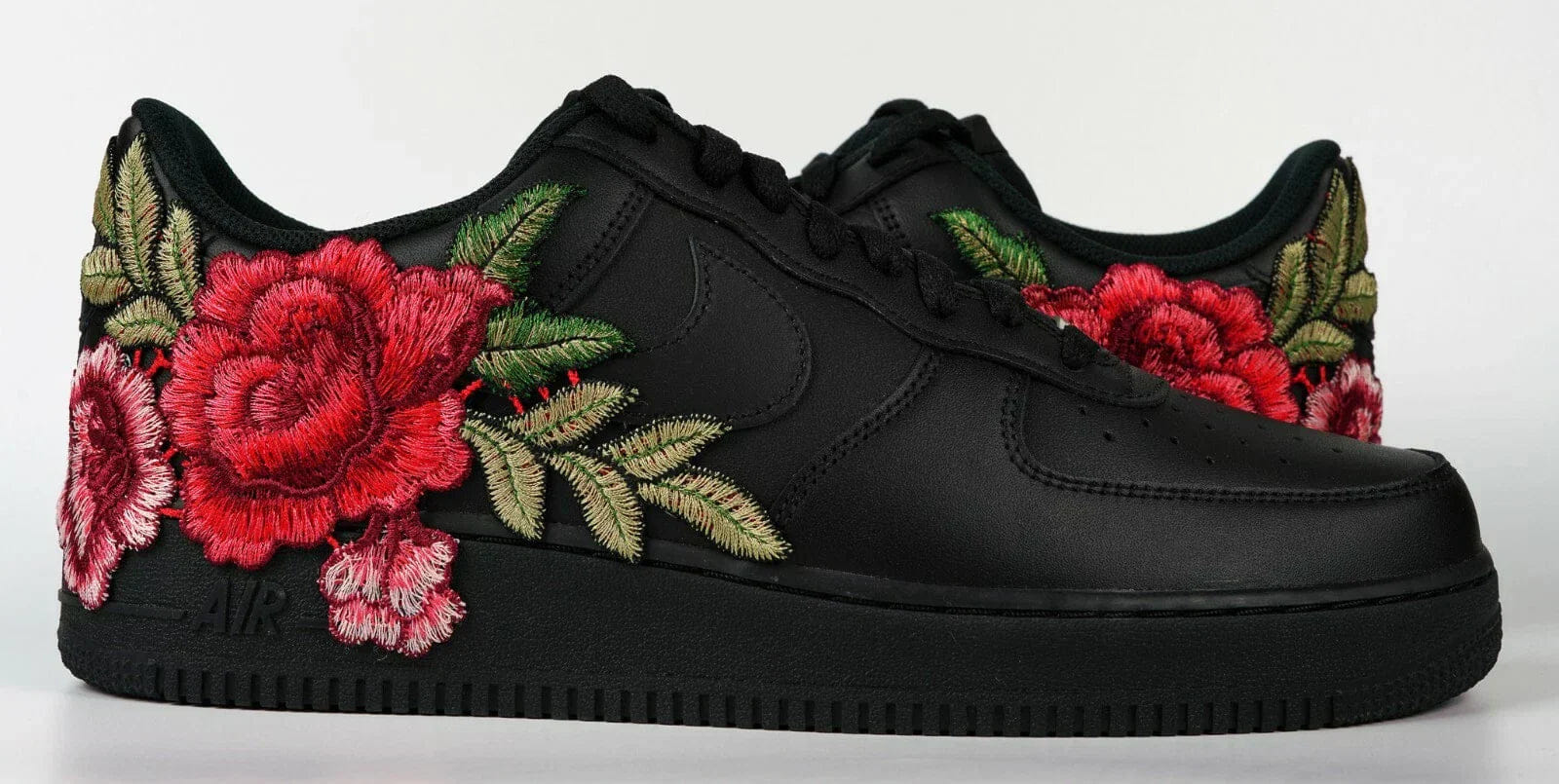 Mdcustoms Embroided Rose Black Af1 V2