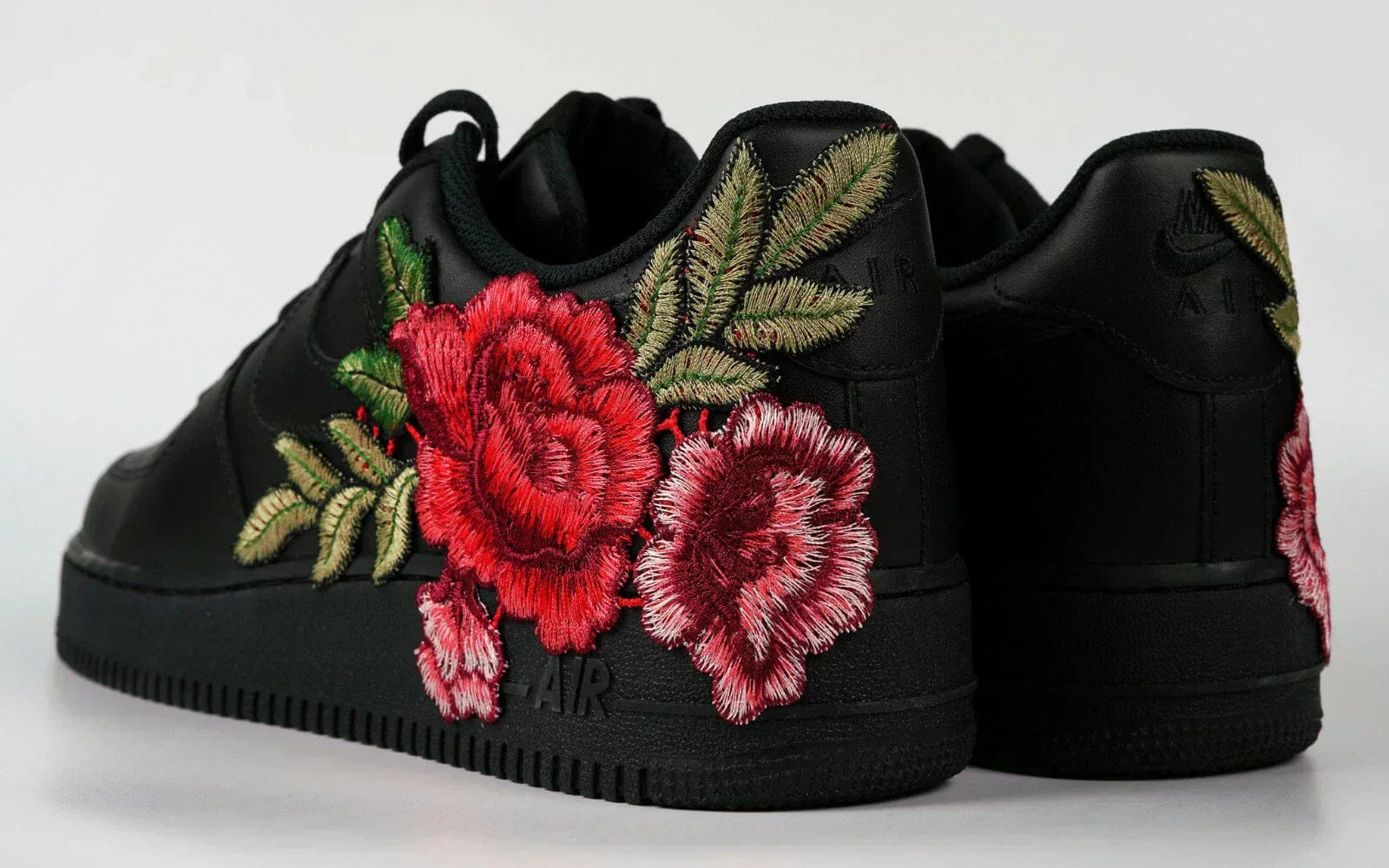 Mdcustoms Embroided Rose Black Af1 V2