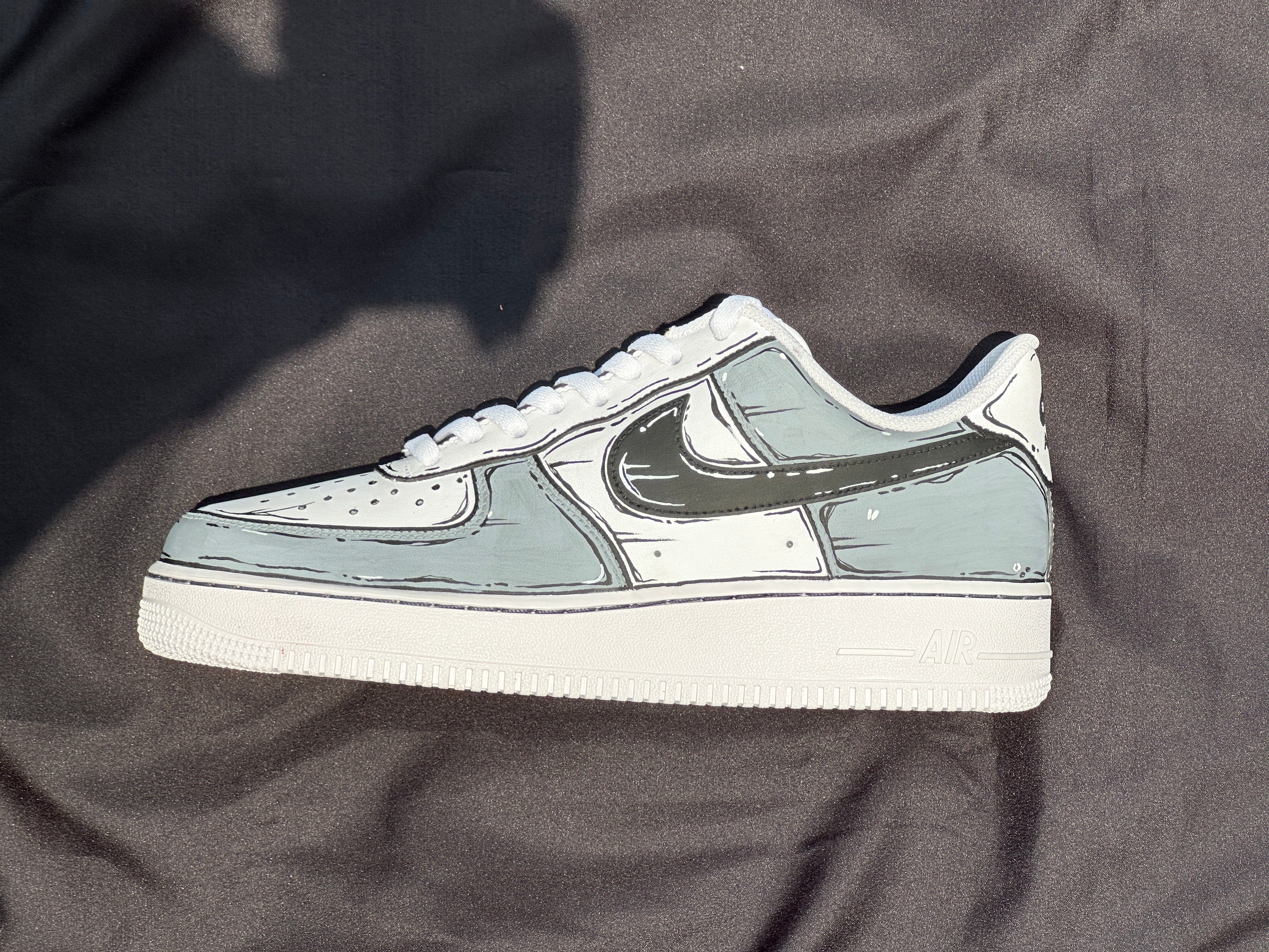 Mdcustoms GREY COMICBOOK AF1 V2