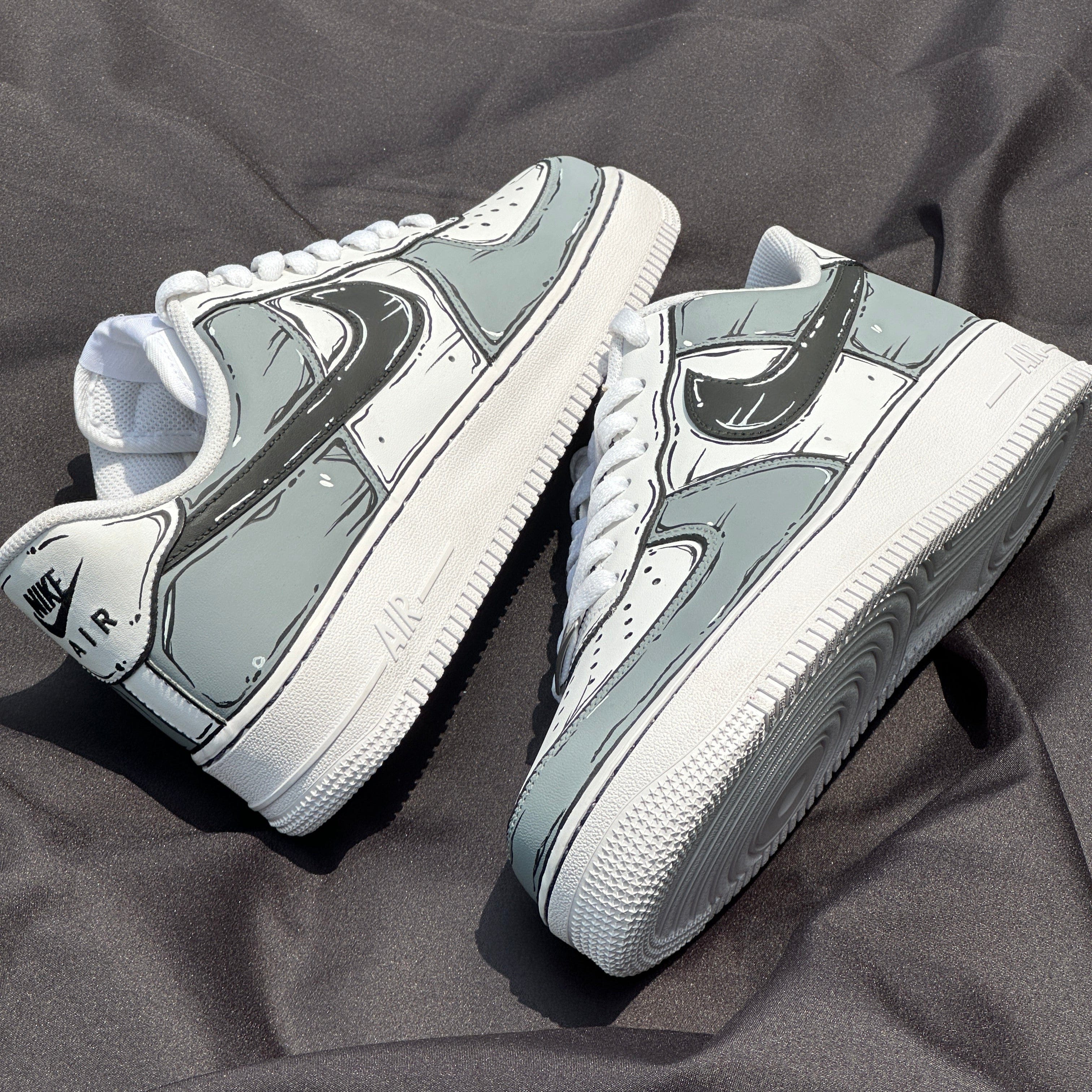 Mdcustoms GREY COMICBOOK AF1 V2