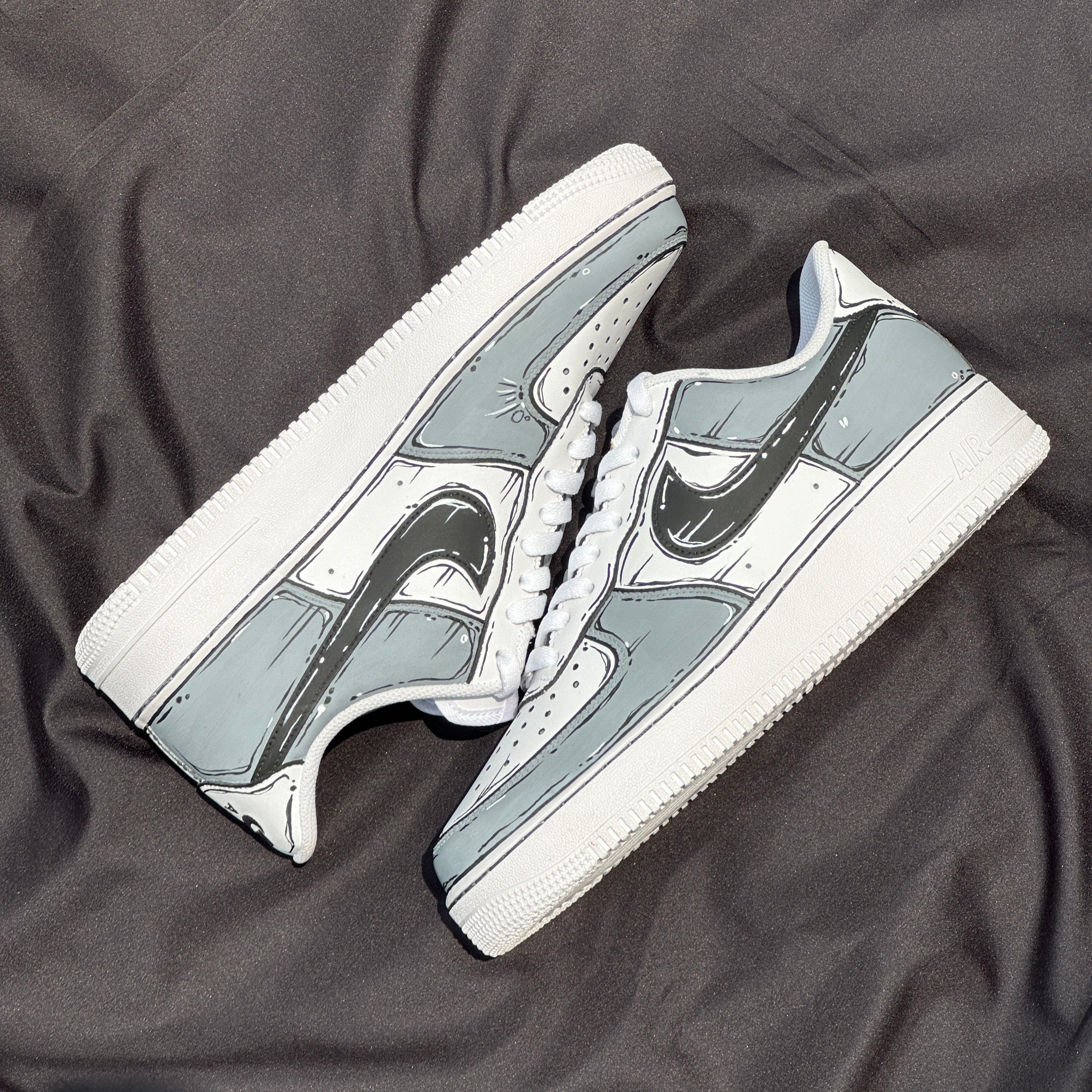 Mdcustoms GREY COMICBOOK AF1 V2