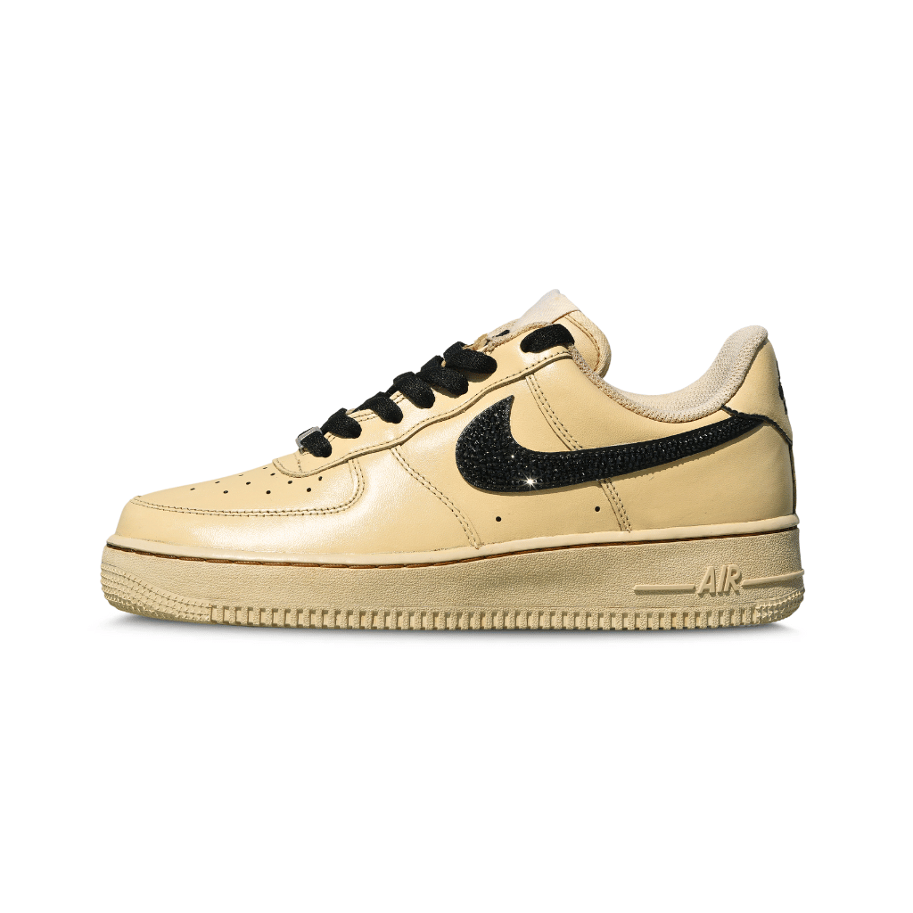Mdcustoms COFFEE CRYSTAL SWOOSH AF1