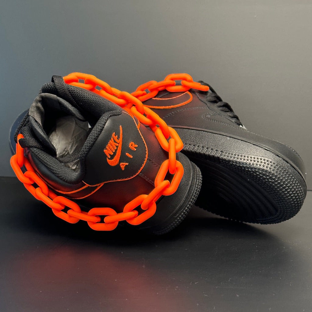 Mdcustoms FLAMING ORANGE LINKUP AF1