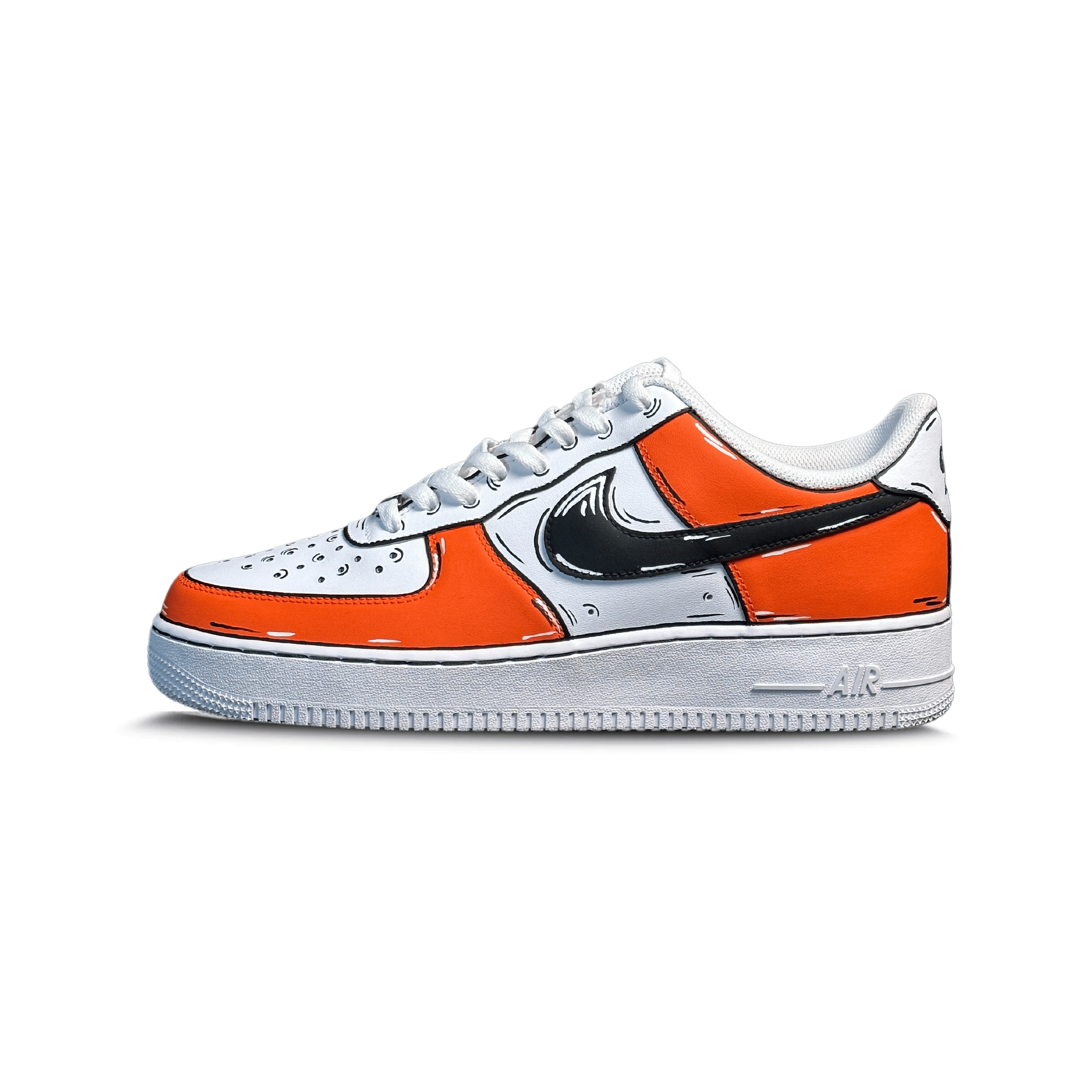 Mdcustoms ORANGE COMICBOOK AF1