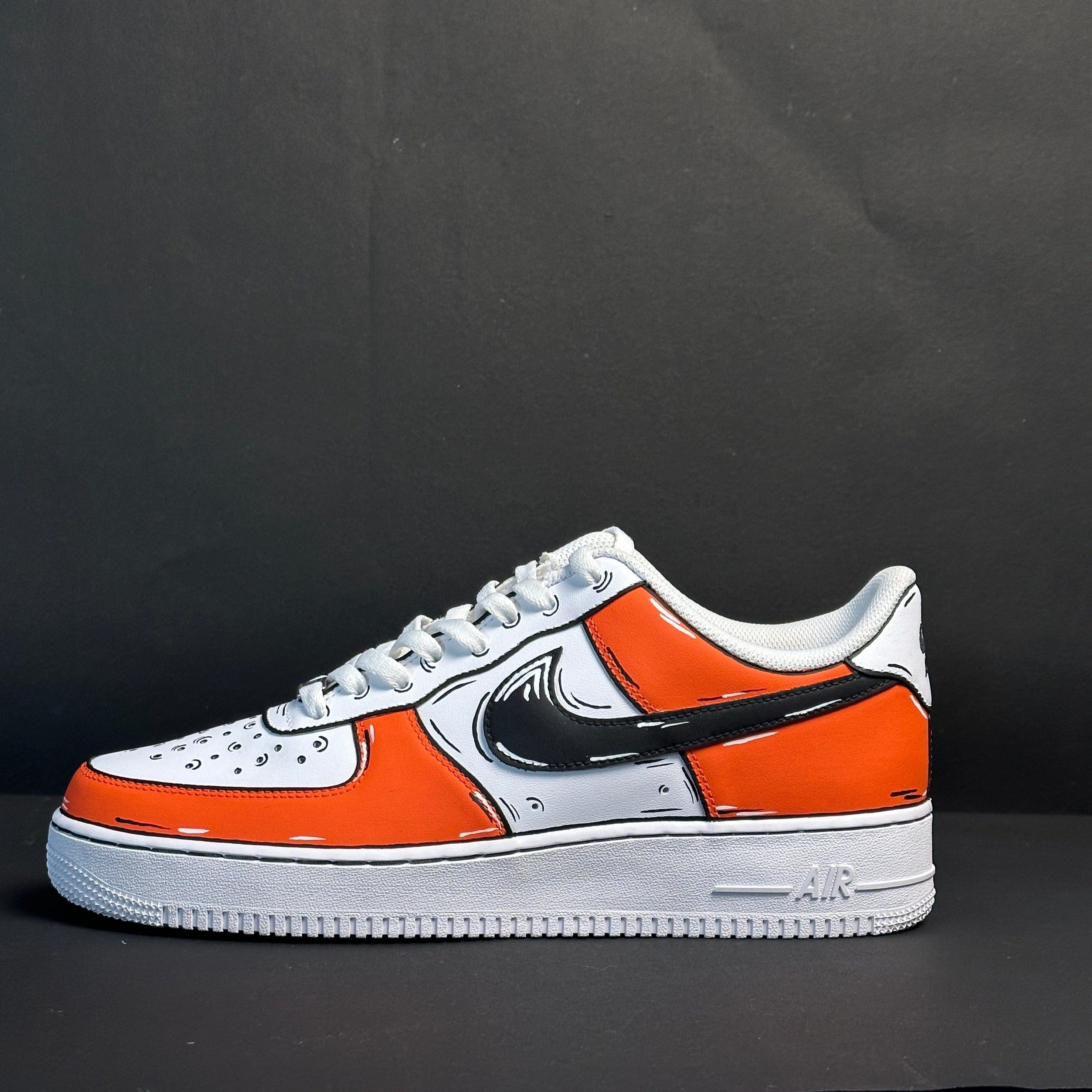 Mdcustoms ORANGE COMICBOOK AF1