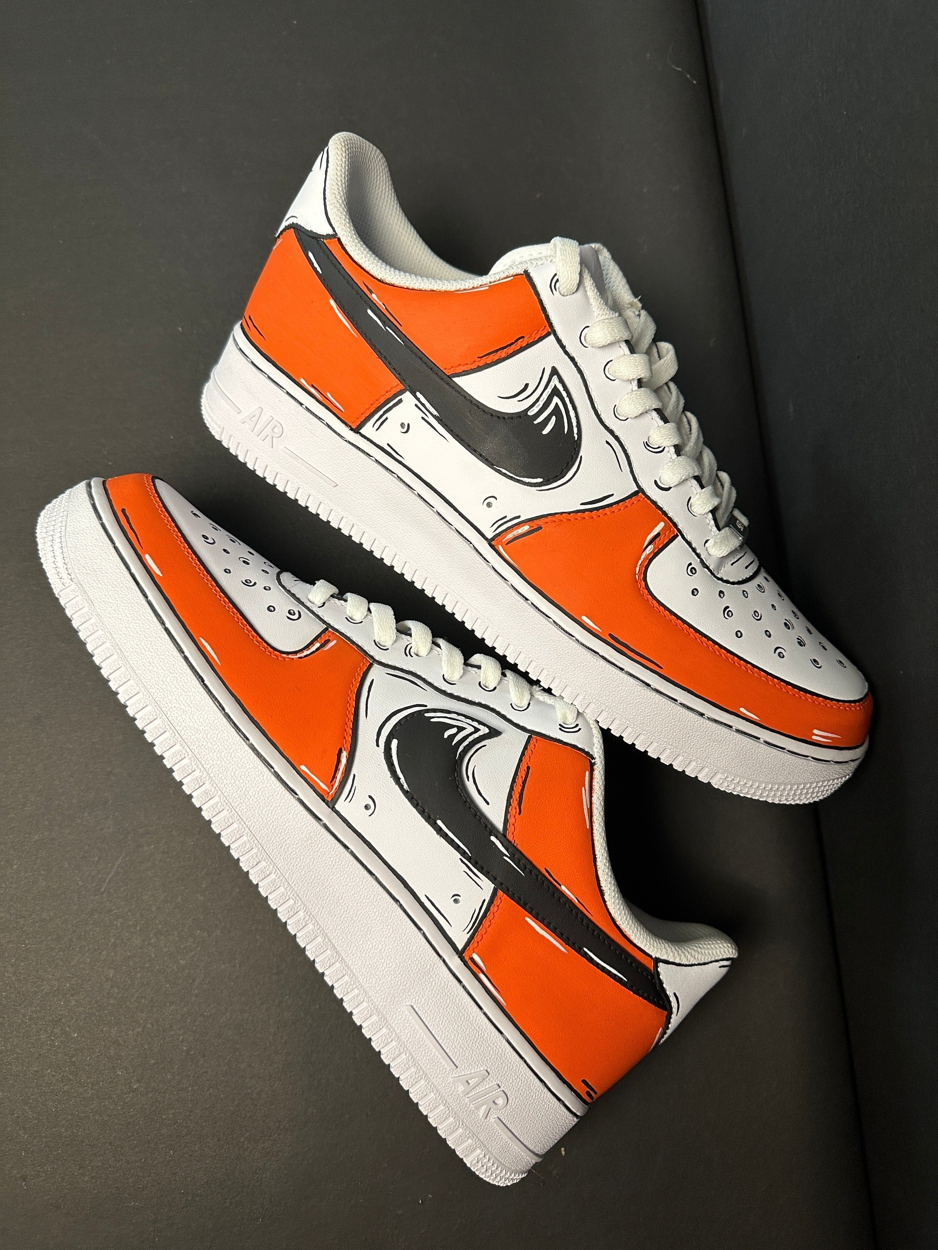 Mdcustoms ORANGE COMICBOOK AF1