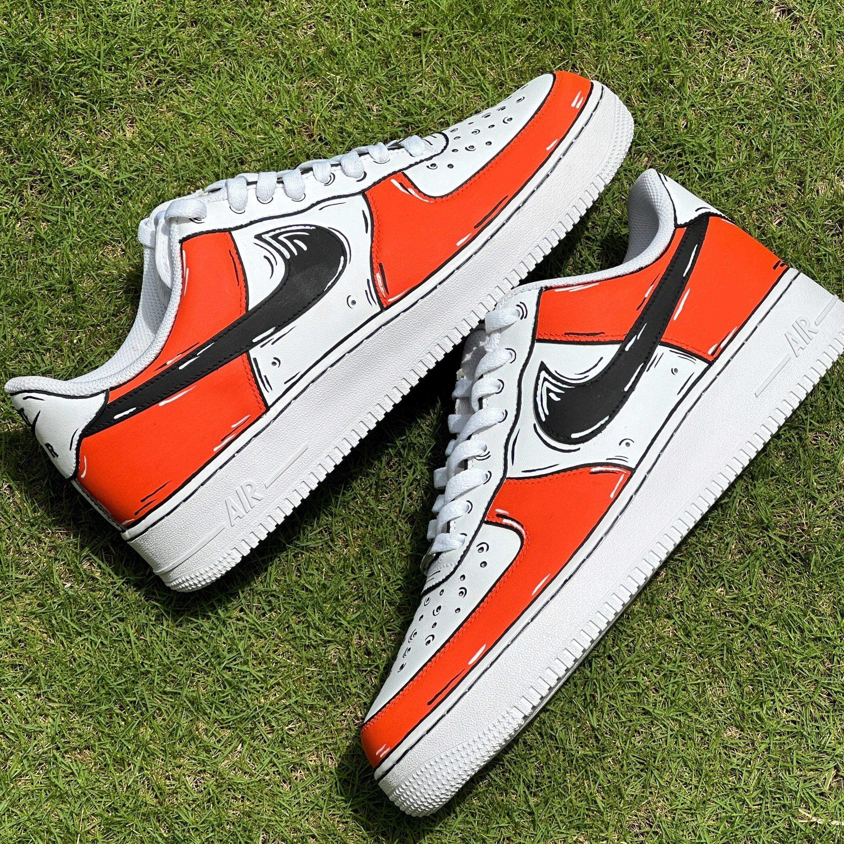 Mdcustoms ORANGE COMICBOOK AF1
