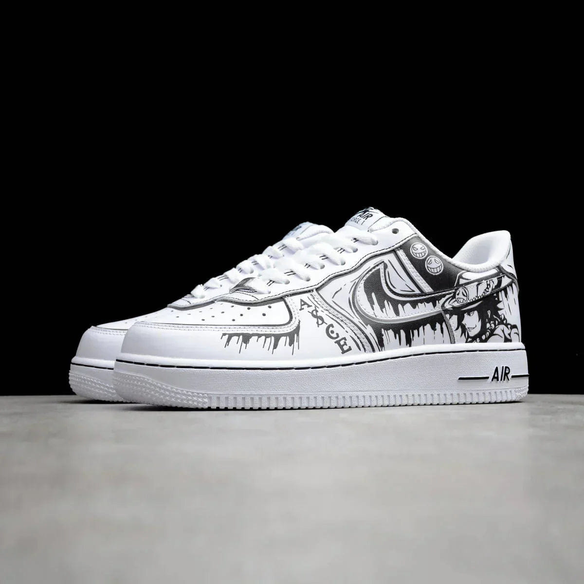 Mdcustoms One Piece AF1 B&W