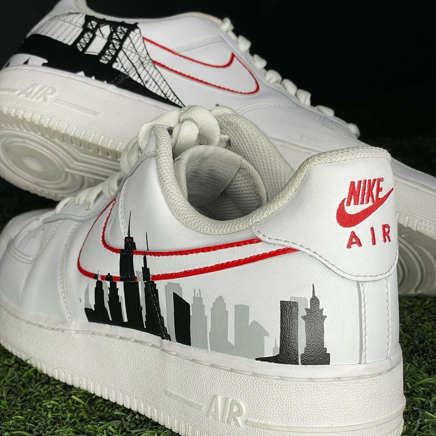 Mdcustoms NYC SKYLINE AF1