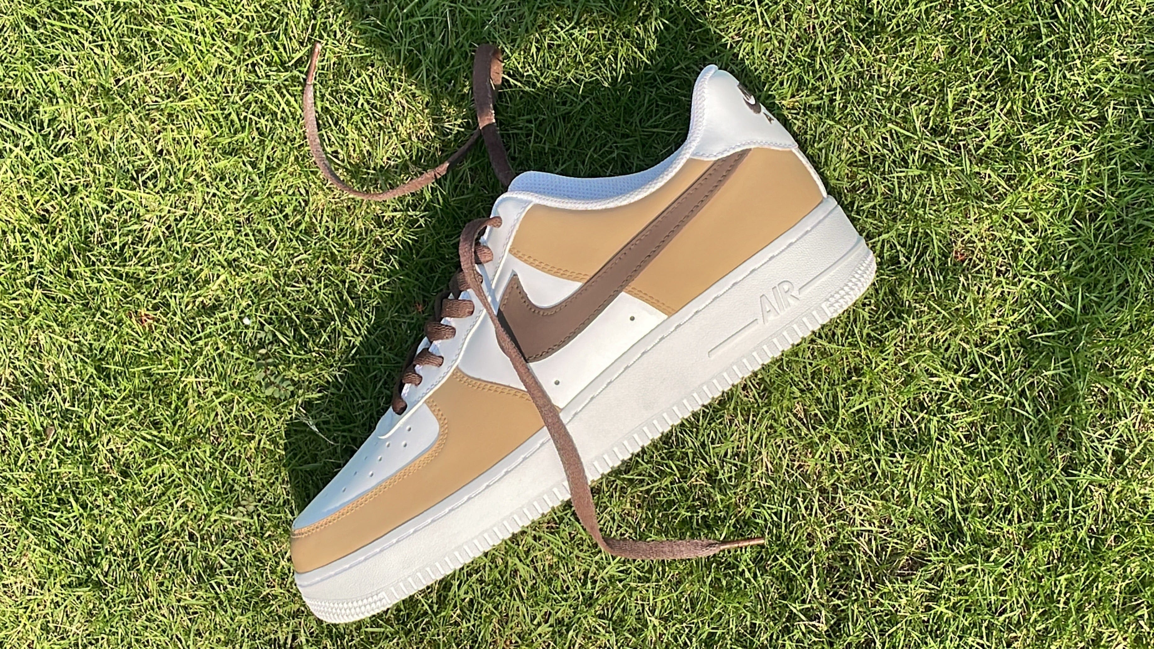 Mdcustoms BROWN PASTEL AF1
