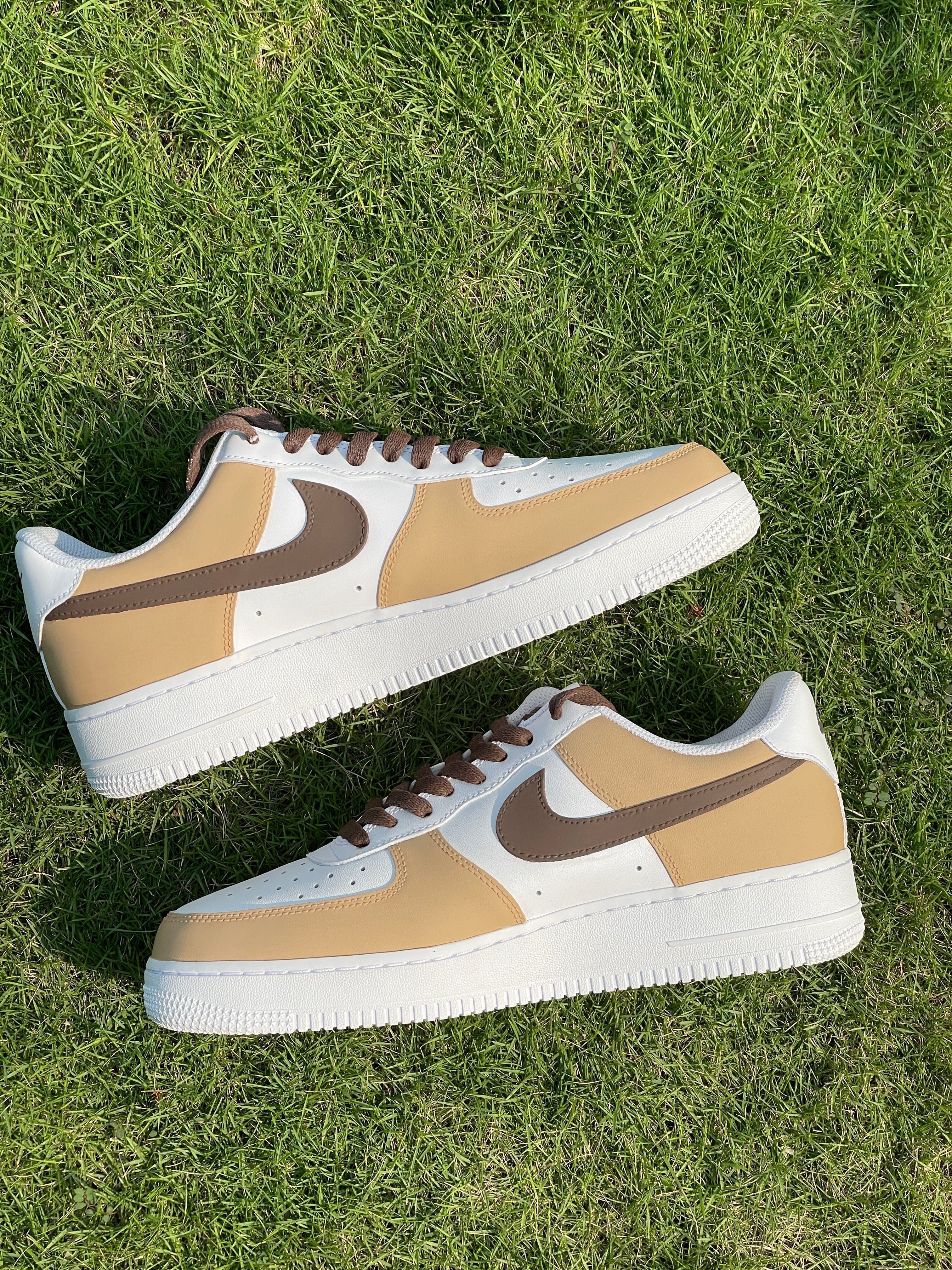 Mdcustoms BROWN PASTEL AF1