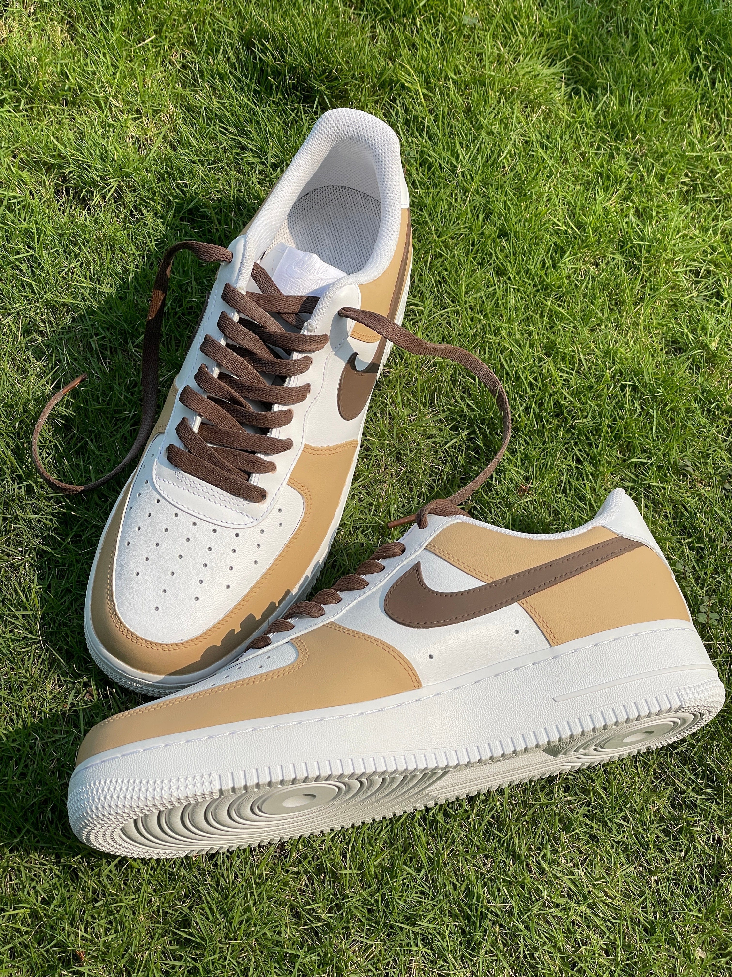 Mdcustoms BROWN PASTEL AF1
