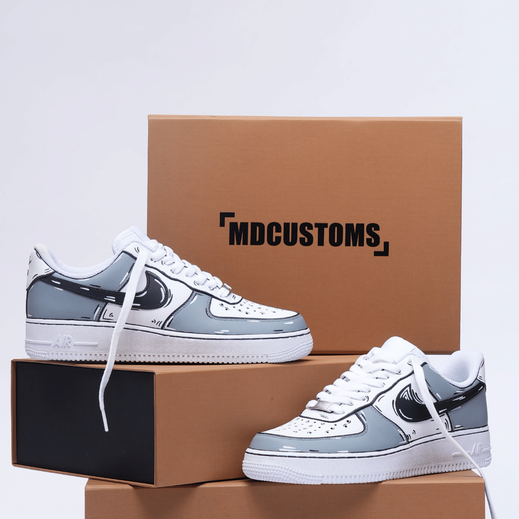 Mdcustoms GREY COMICBOOK AF1