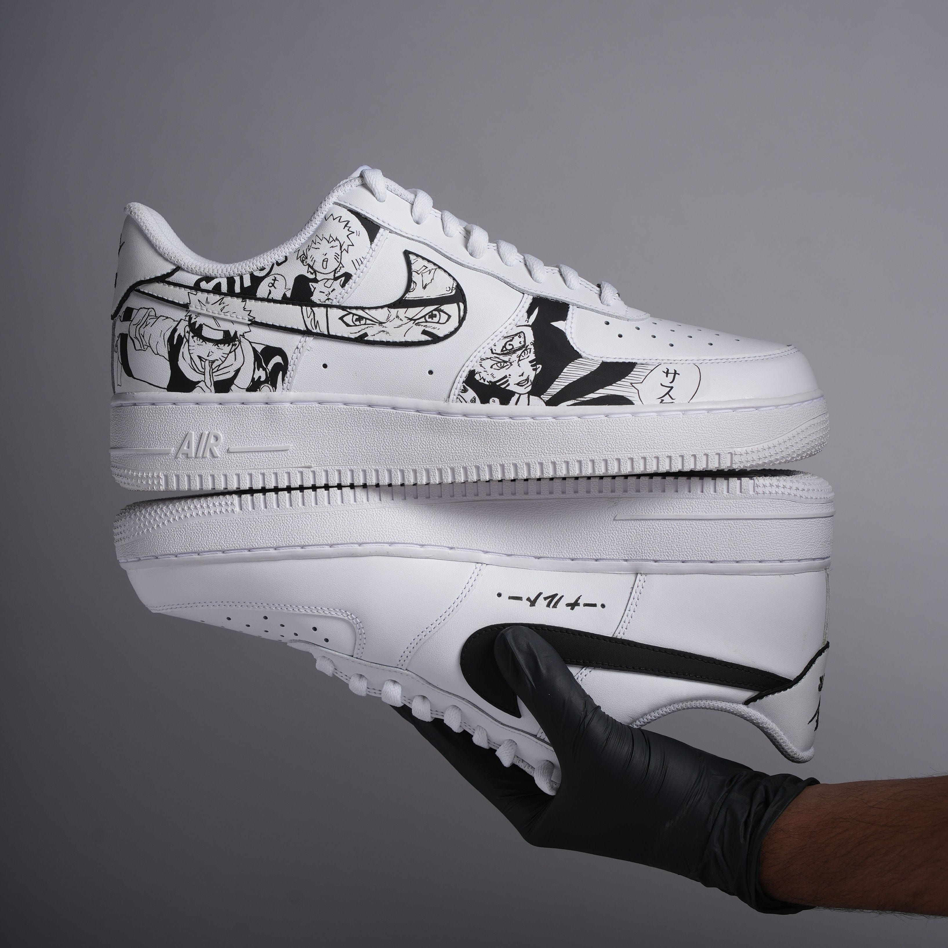 Mdcustoms BLACK NARUTO AF1